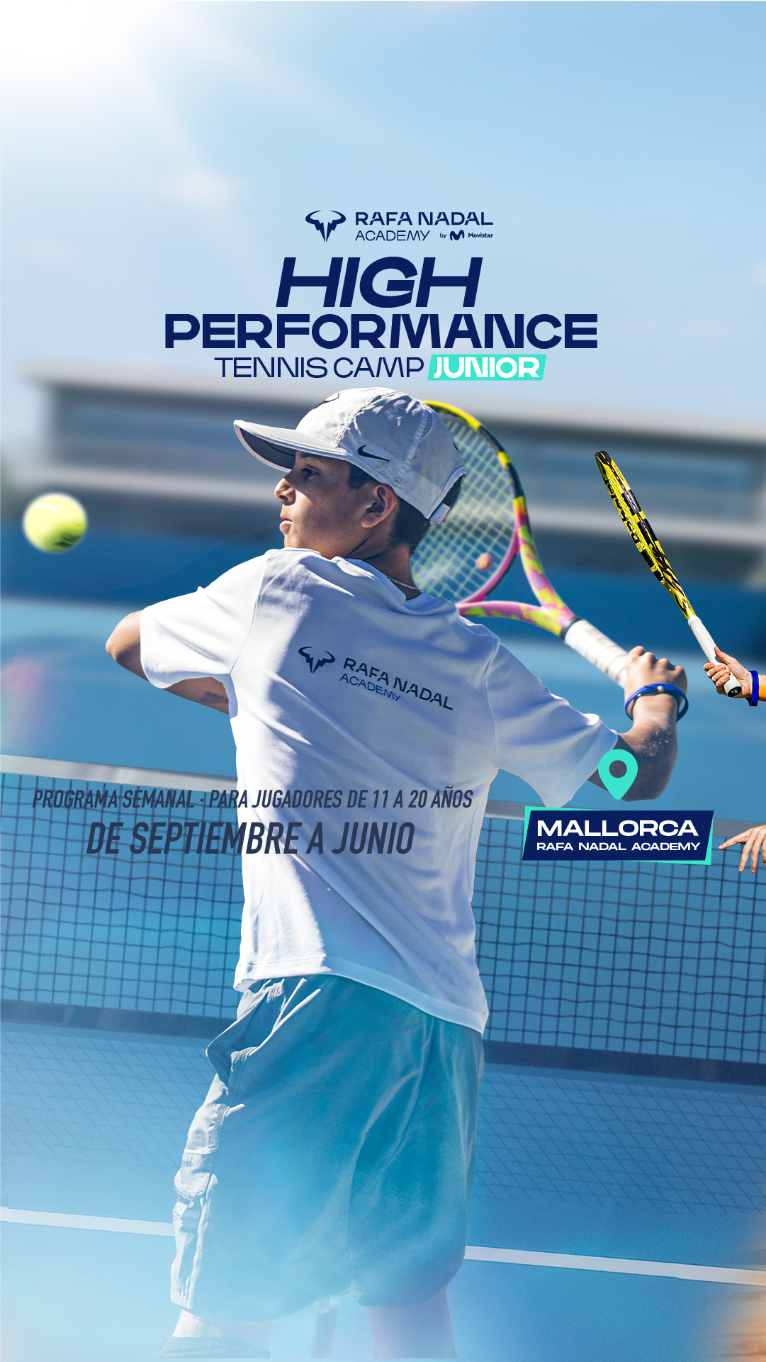 Rafa Nadal Academy Facebook ad
