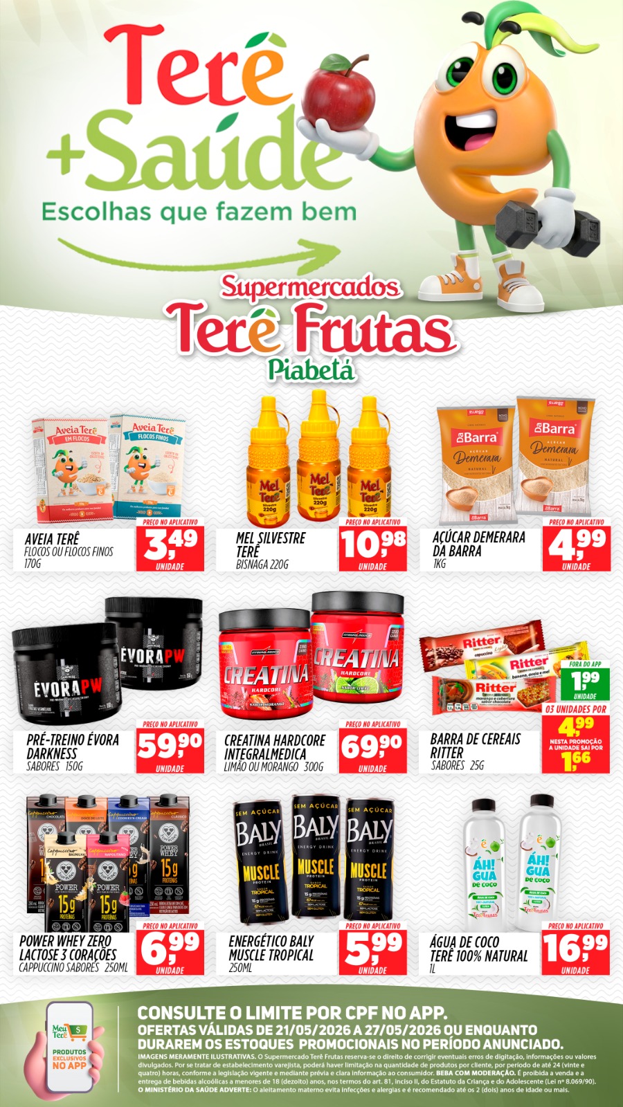 Super Terê Frutas Piabetá Facebook ad