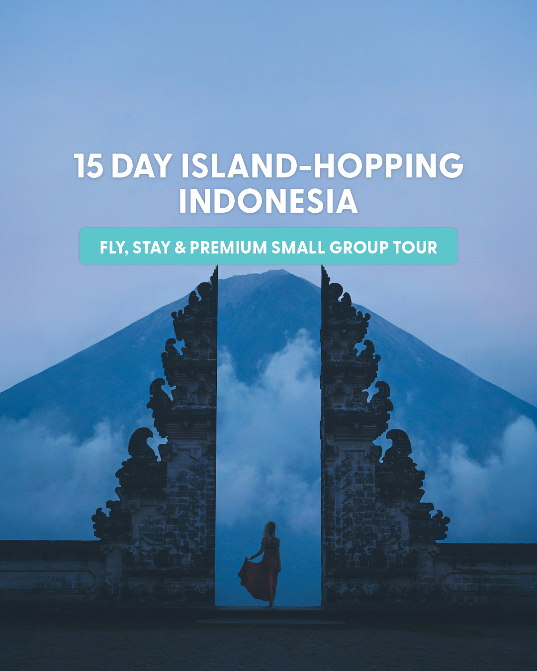My Touring Facebook ad: Low Deposit From $499*pp | Island-Hopping Indonesia