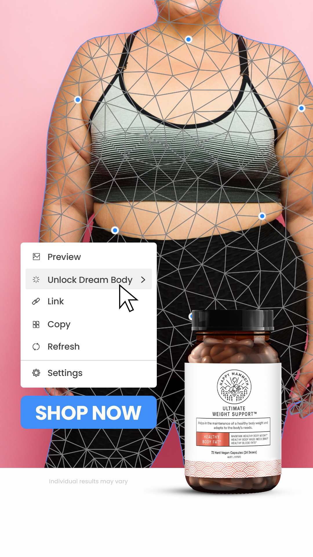 Happy Mammoth Facebook ad
