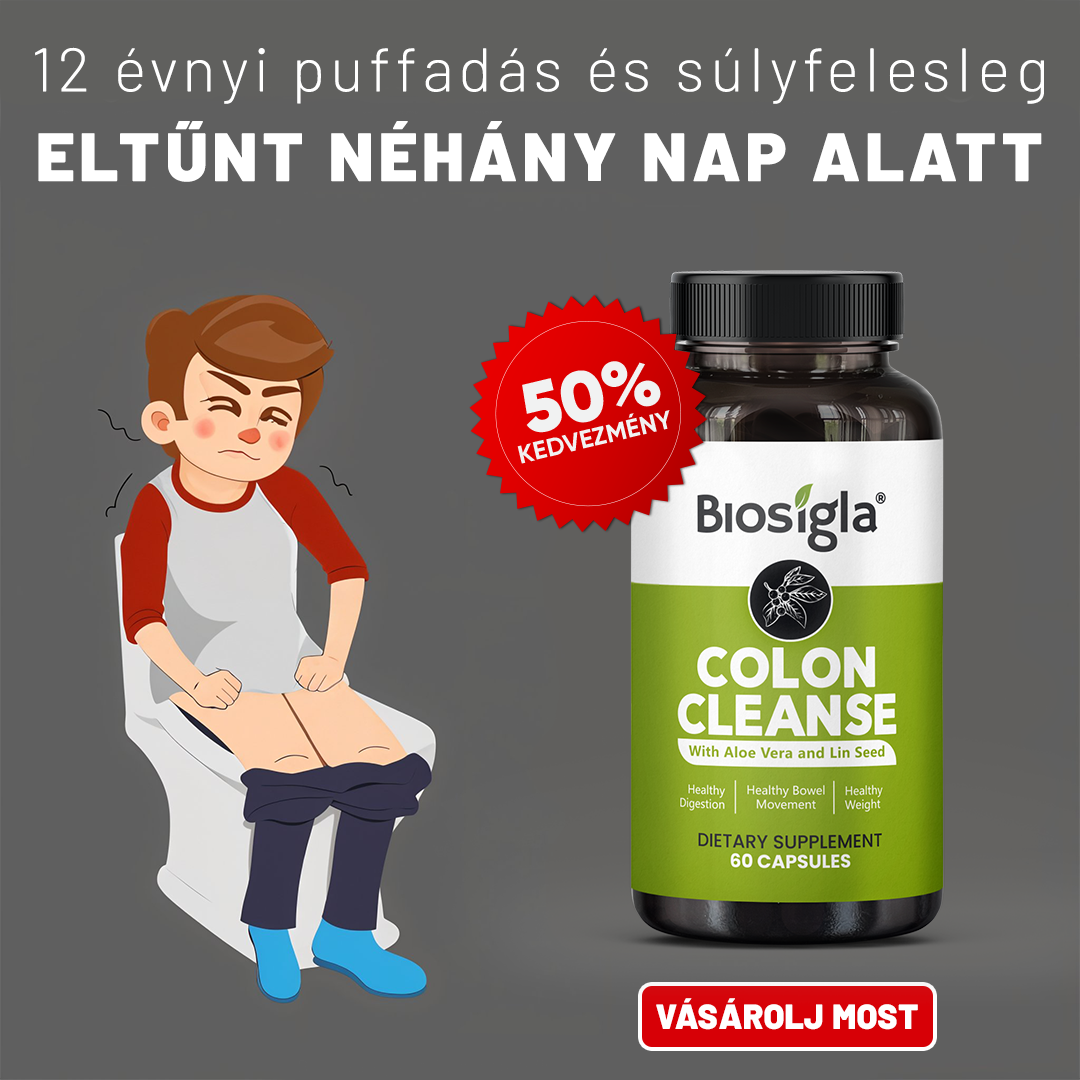 Biosigla Colon Cleanse Facebook ad: Puffadásmentes has, boldog ember vagy!