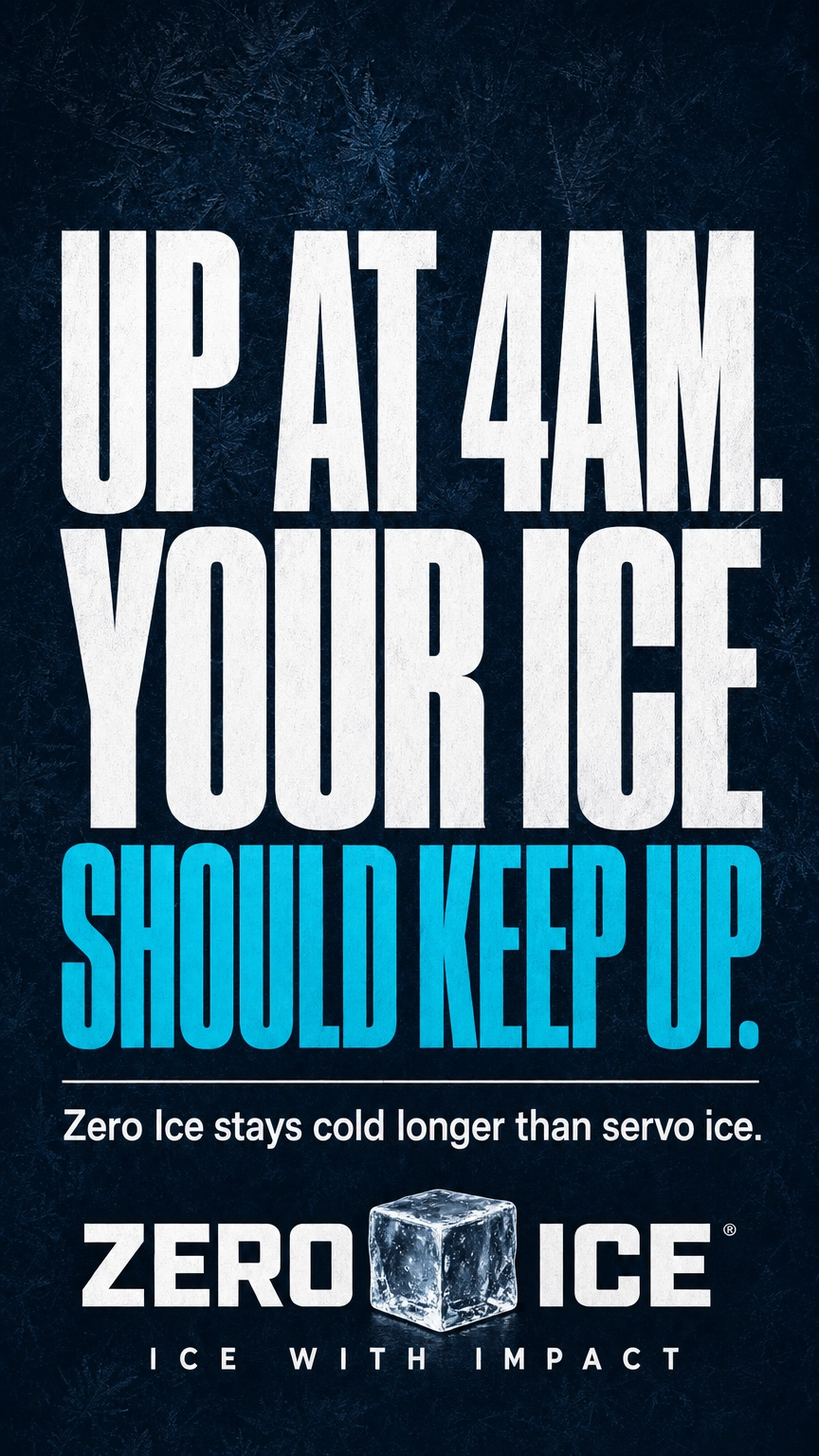 ZERO ICE Facebook ad