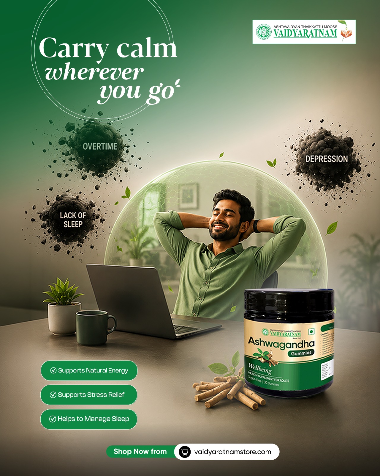 Vaidyaratnam Facebook ad