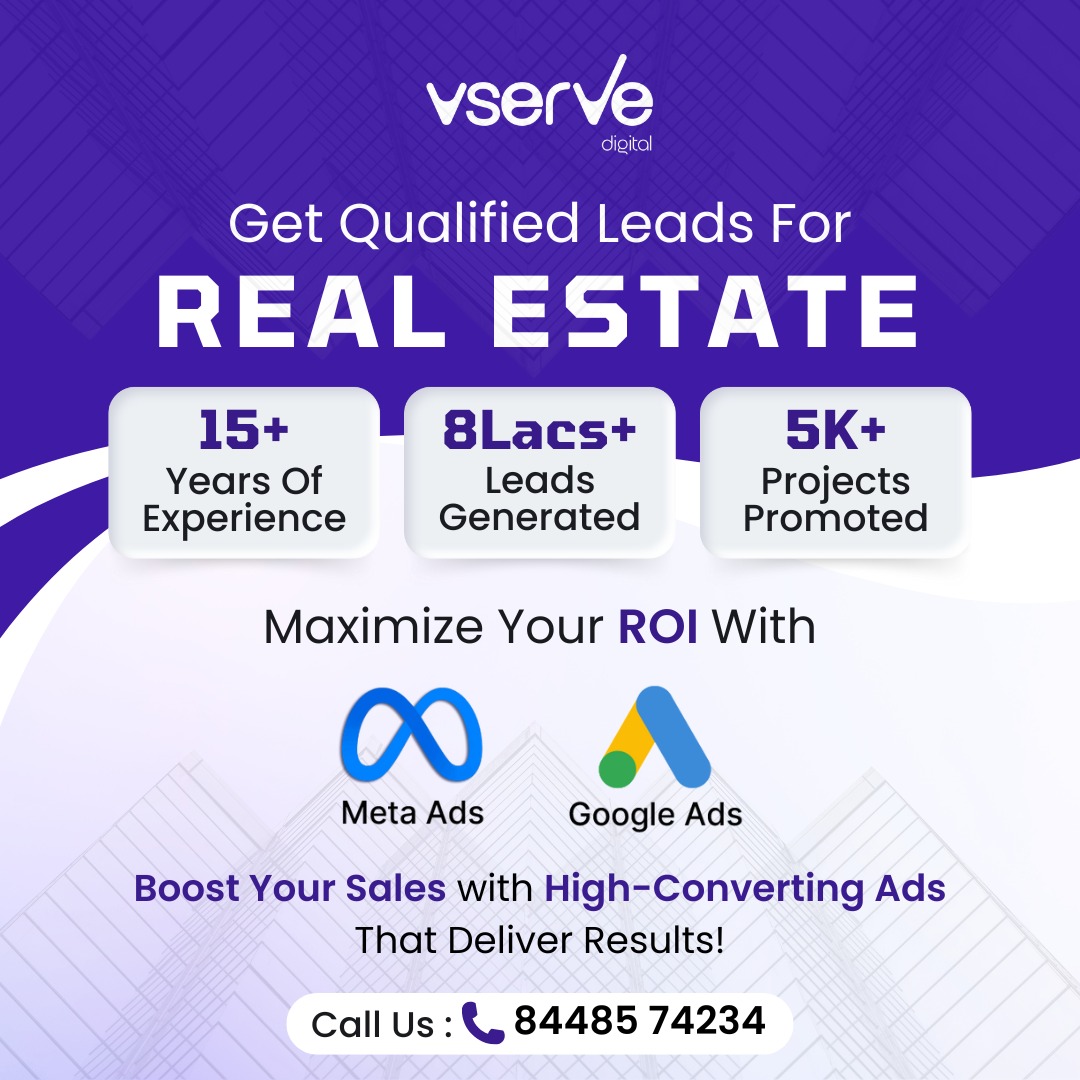 Vservedigital Facebook ad: Get Qualified Real Estate Leads Today!
