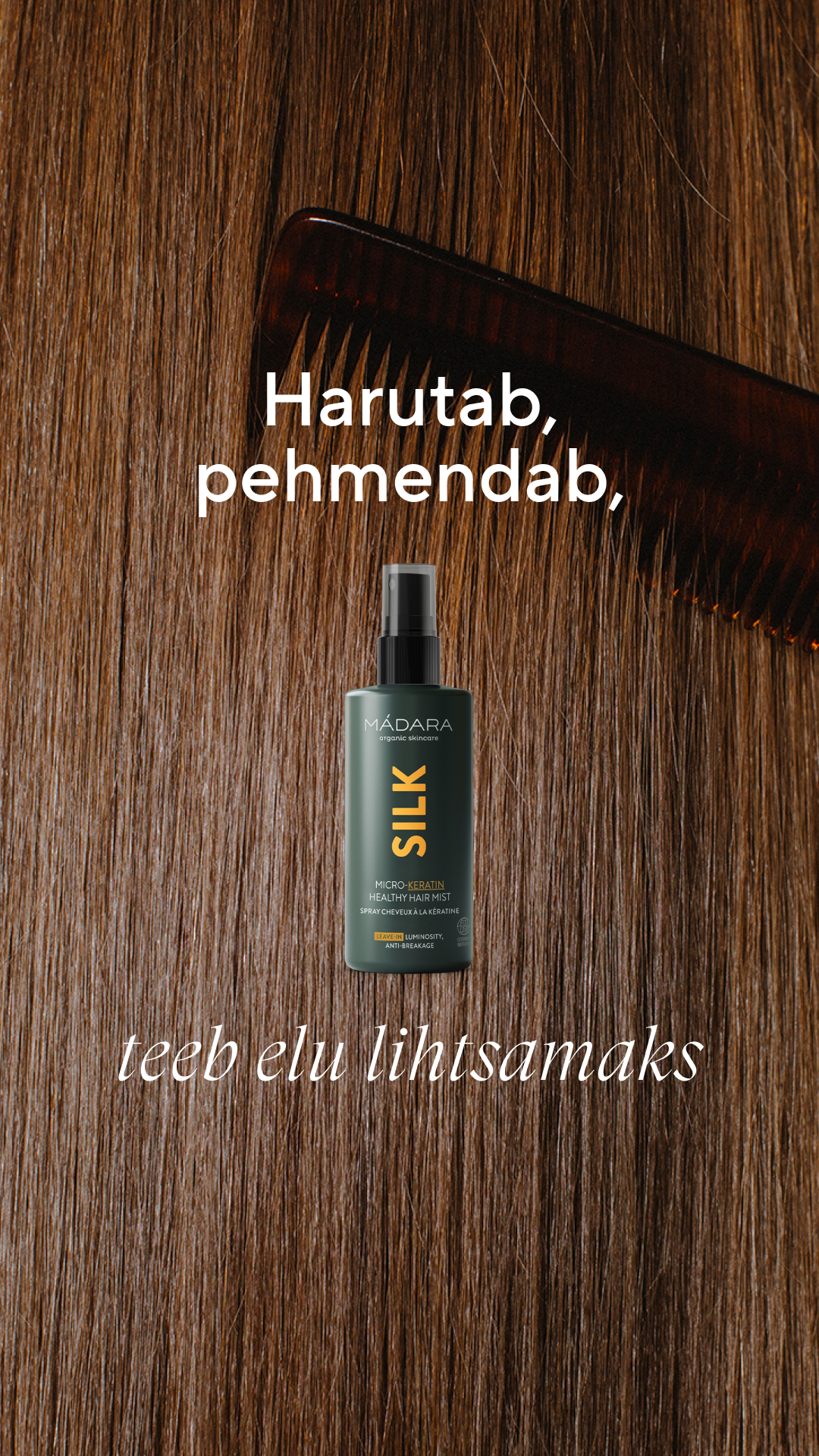 Mádara Organic Skincare Facebook ad
