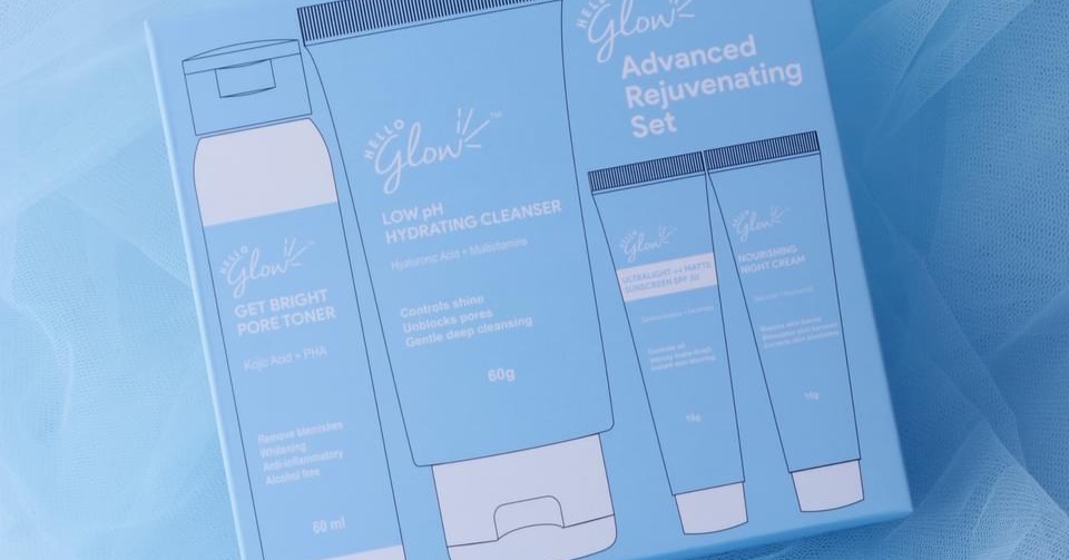 Hello Glow Facebook ad