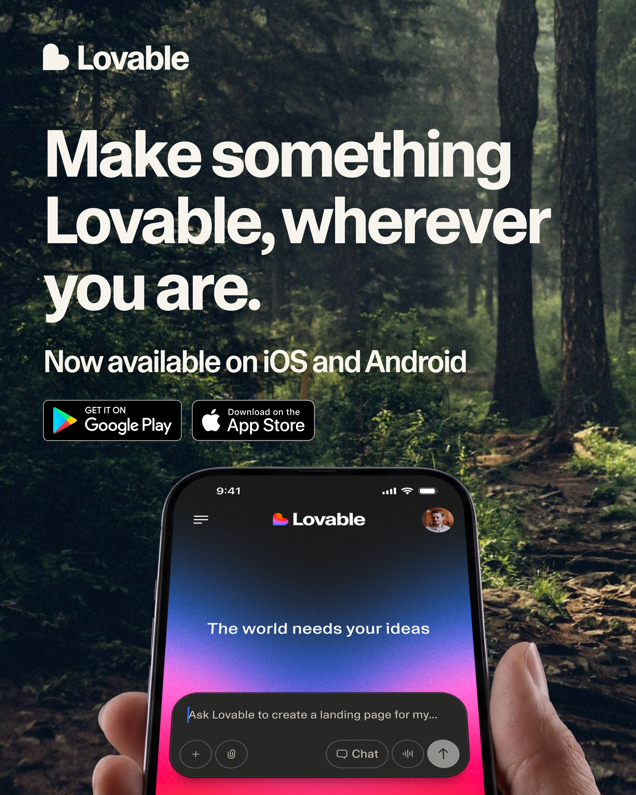 Lovable.dev Facebook ad