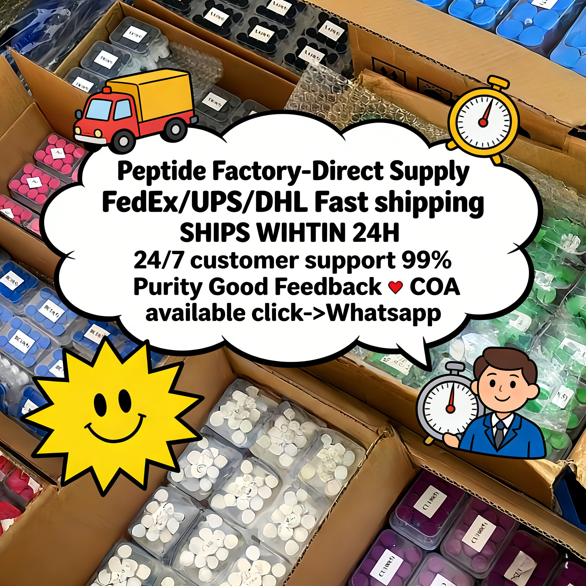 Peptides Direct CN Facebook ad: Access the Direct Advantage: High-Purity Peptides from the…