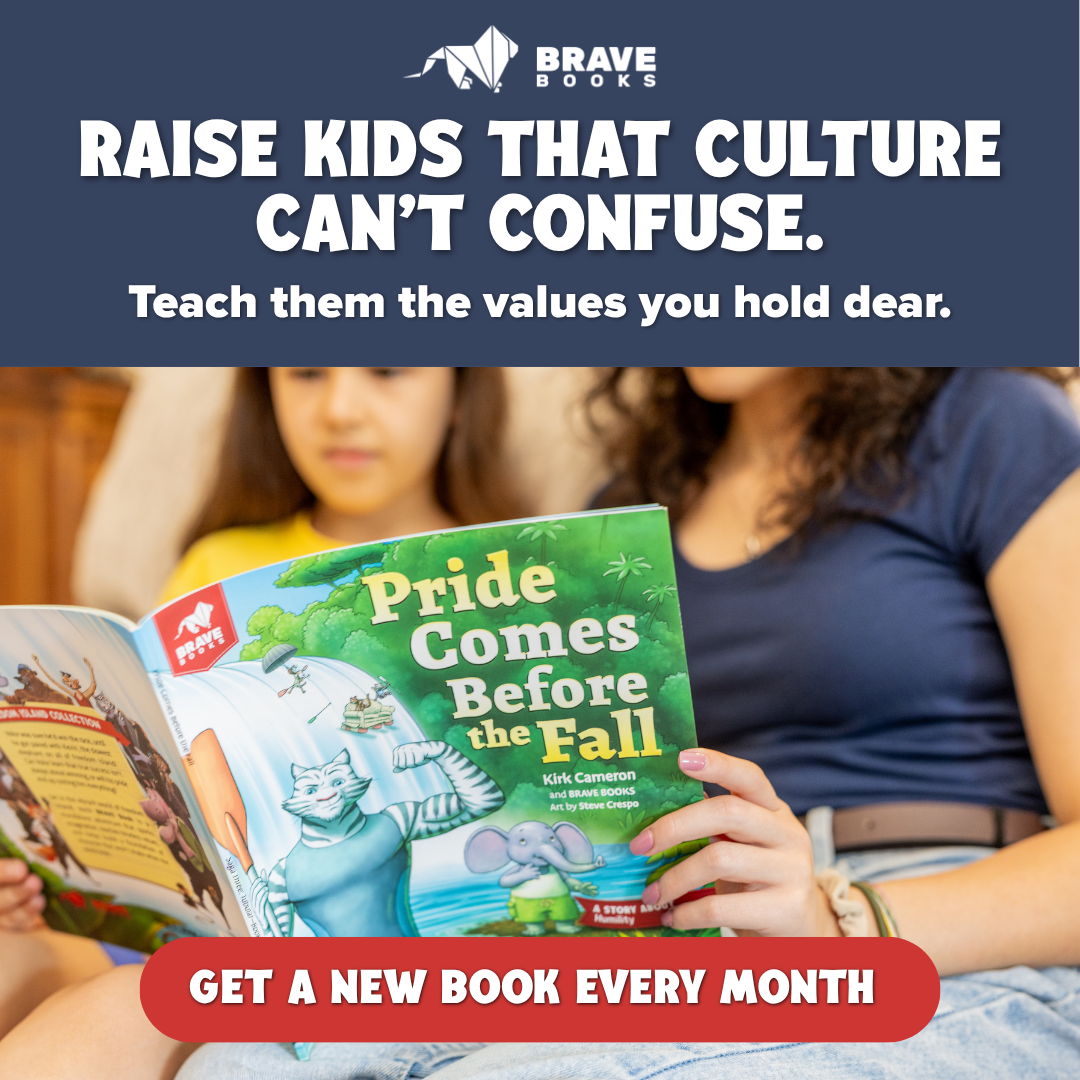 BRAVE Books Facebook ad
