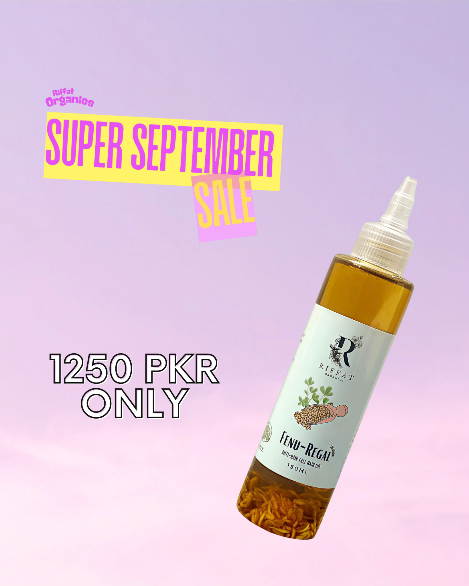 Riffat Organics  Facebook ad