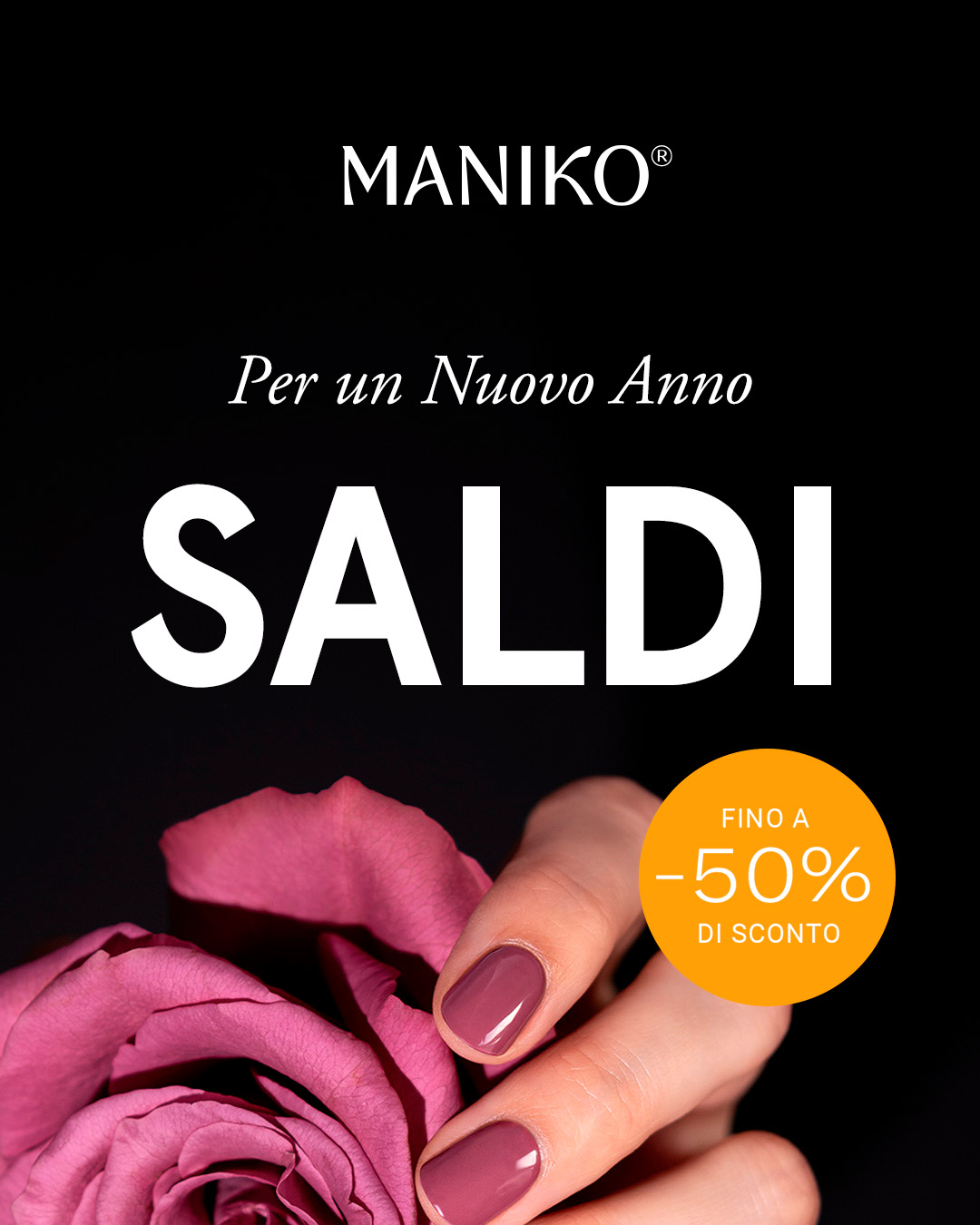 Maniko Nails Facebook ad: Nuovo anno, nuovi sconti