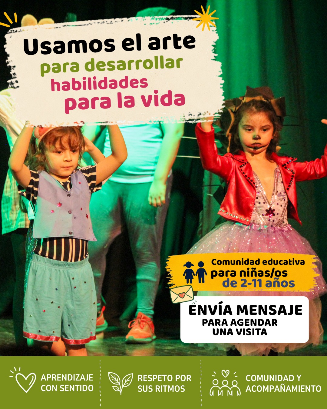 Ki'imakóol Facebook ad: En nuestra comunidad educativa usamos el arte para…