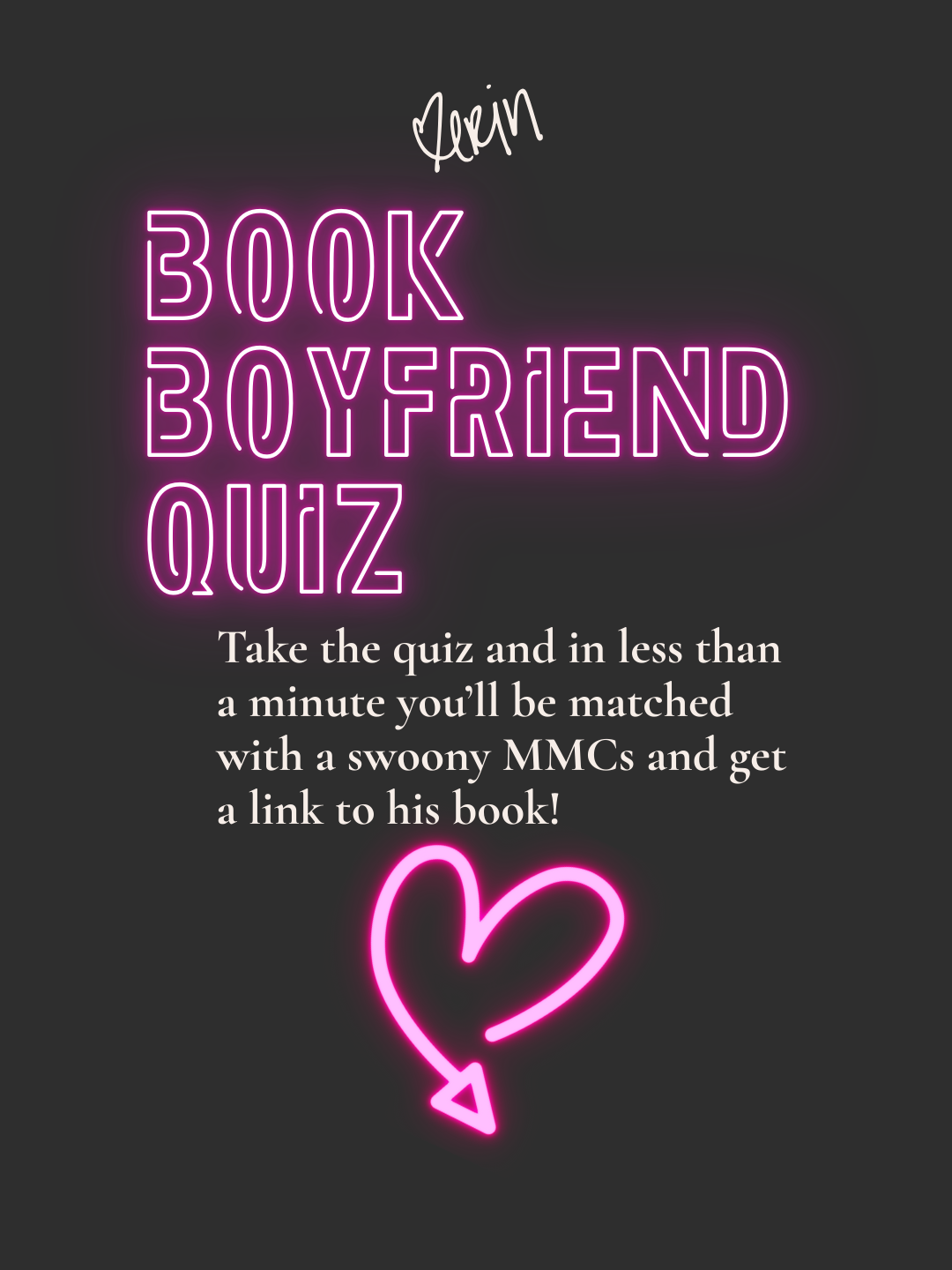 Author Erin Marie Bassett Facebook ad: Meet your next MMC in this quiz.