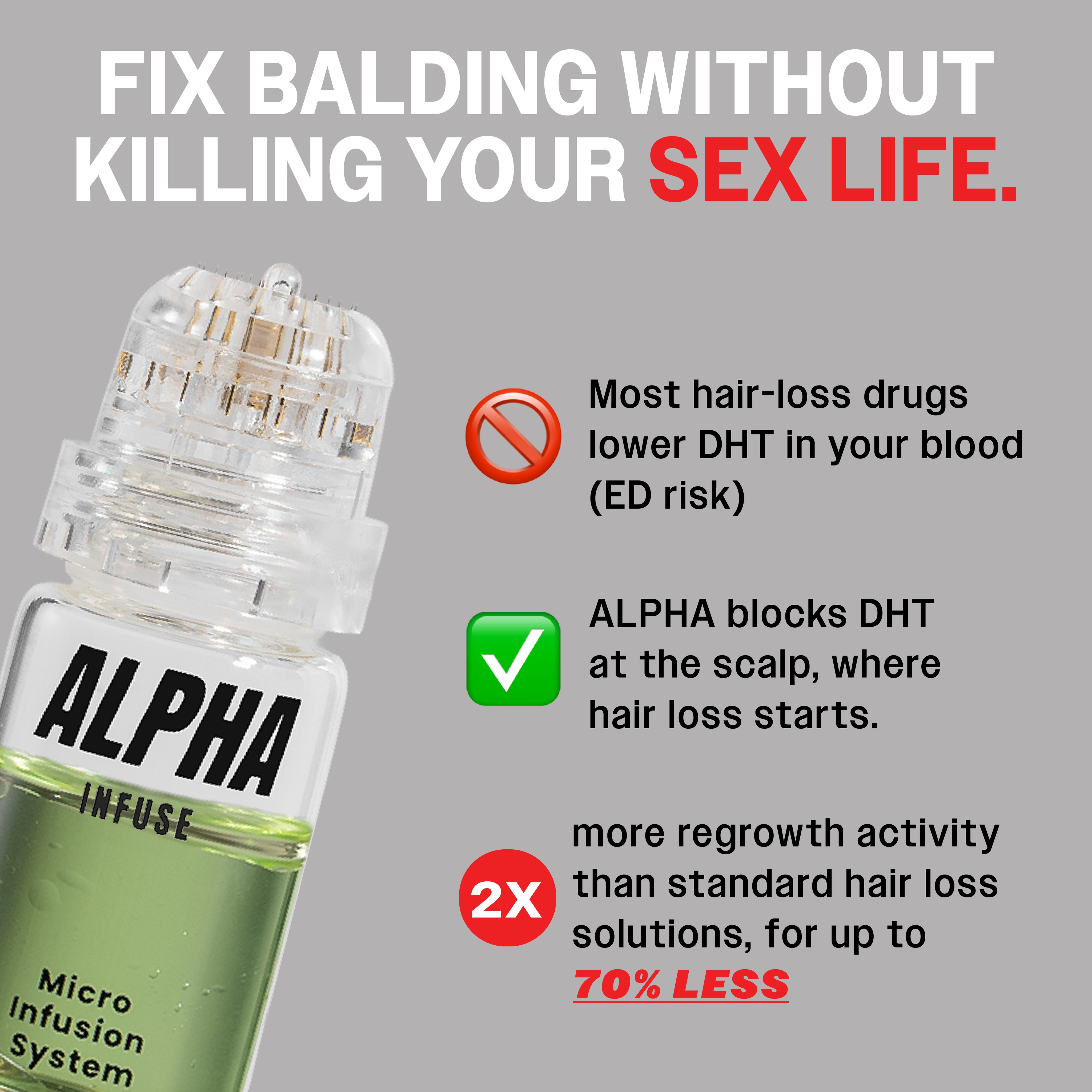 AlphaInfuse Facebook ad