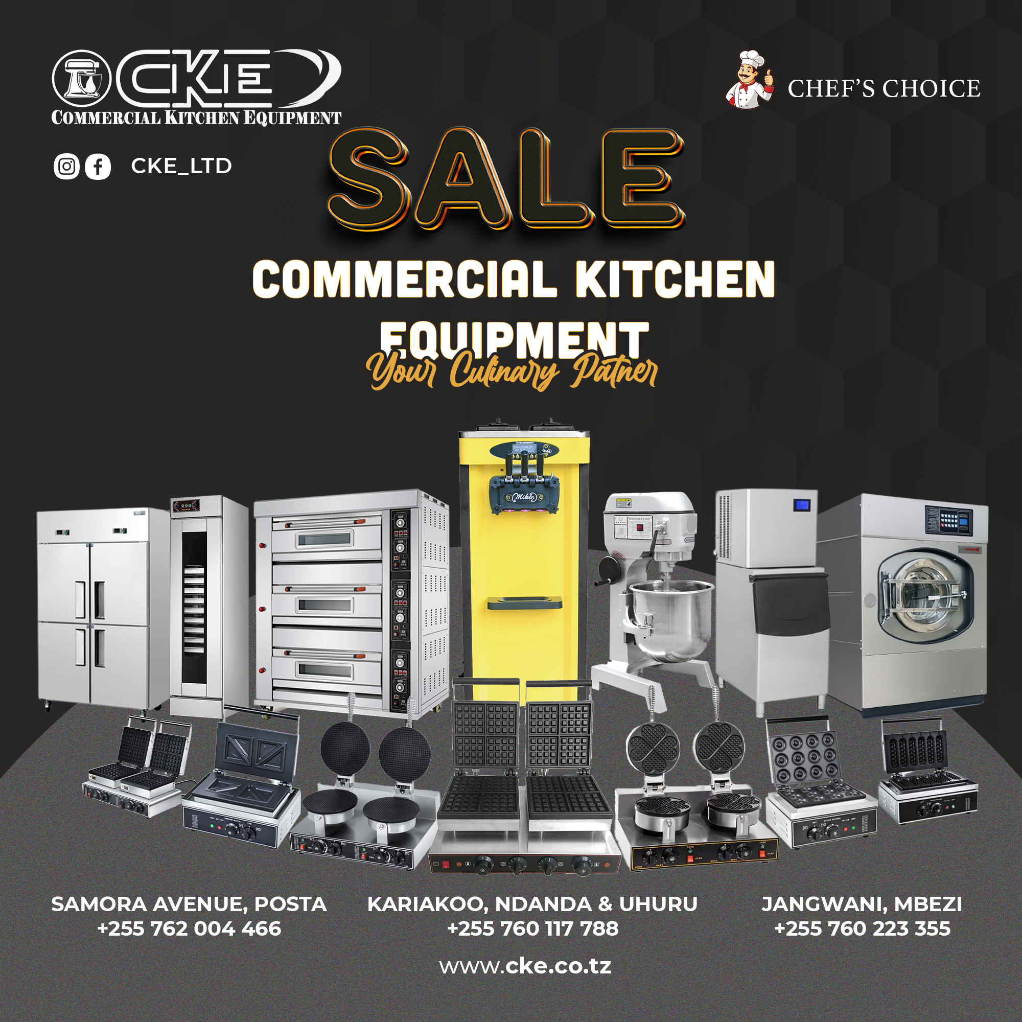 Commercial Kitchen Equipment Facebook ad: Boresha uwezo wa jiko lako!