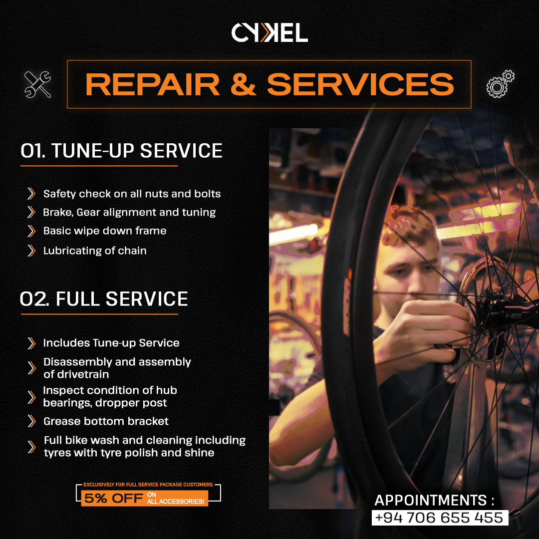 Cykel Facebook ad: Get in touch now.