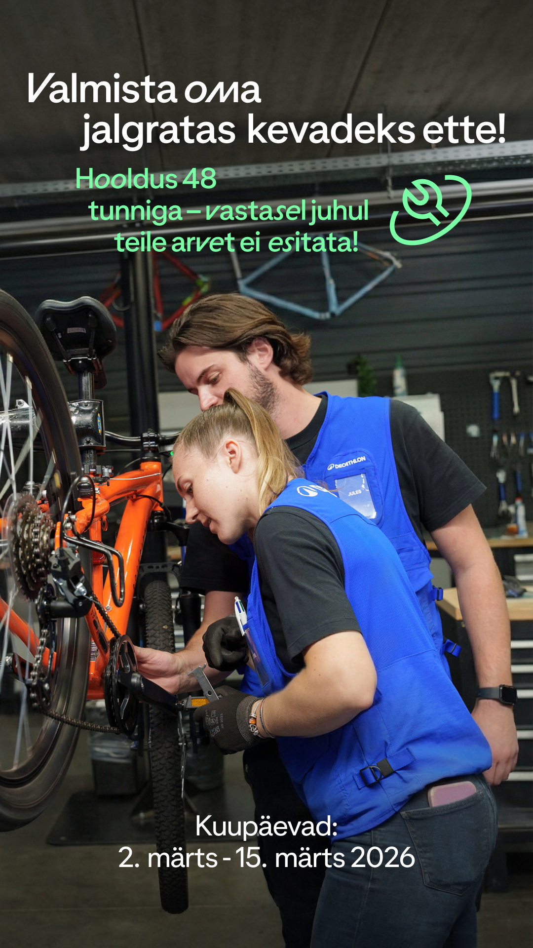 Decathlon Estonia Facebook ad from Mar 2, 2026