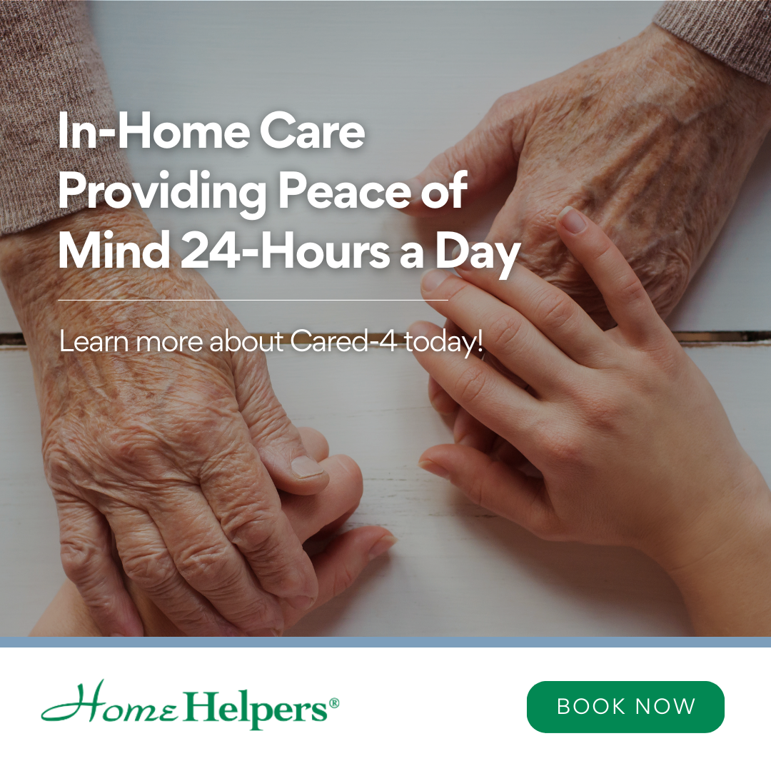 Home Helpers Home Care Facebook ad: Don't let needing extra care mean giving up…