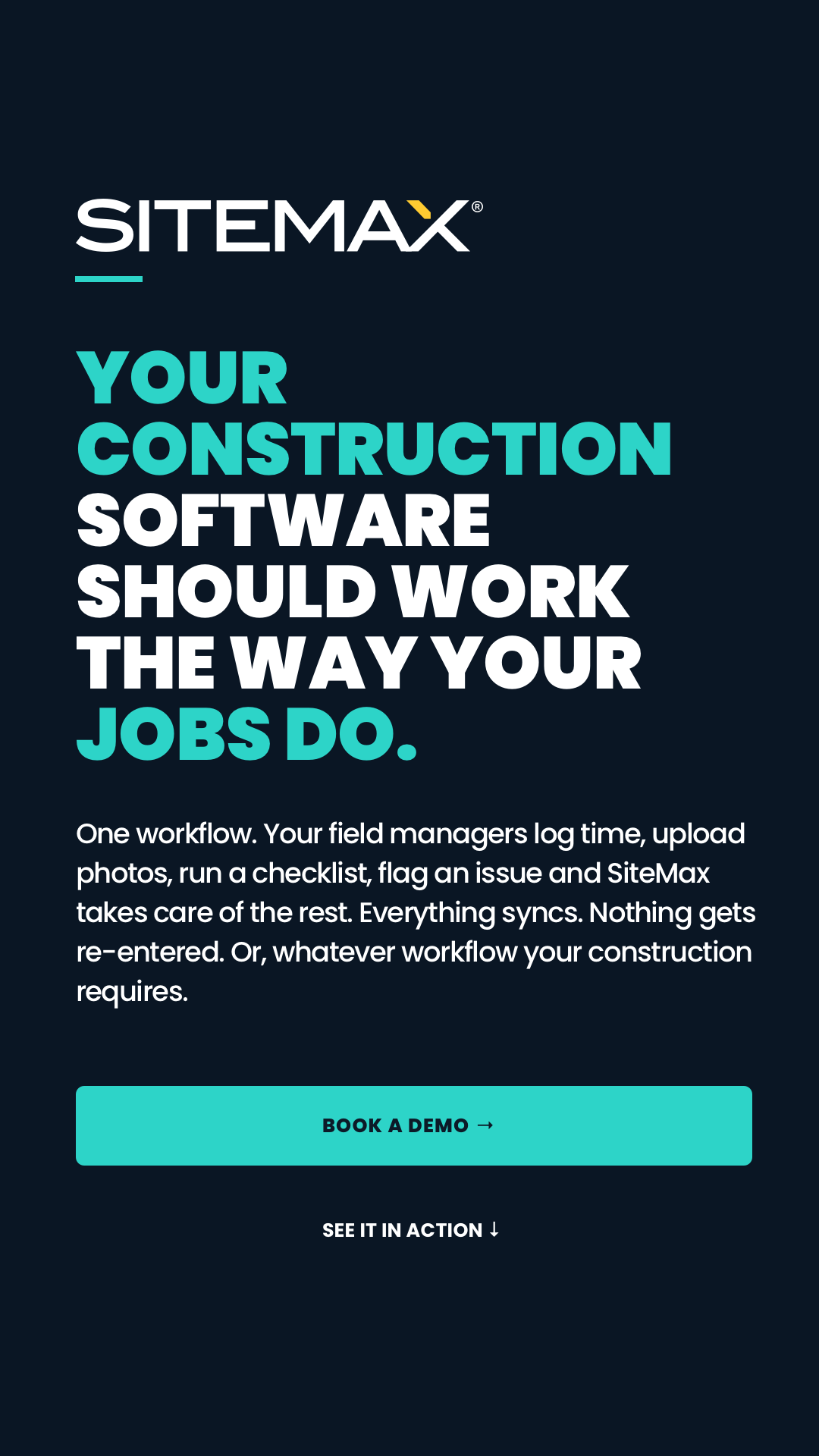 Sitemax Systems Facebook ad from May 14, 2026