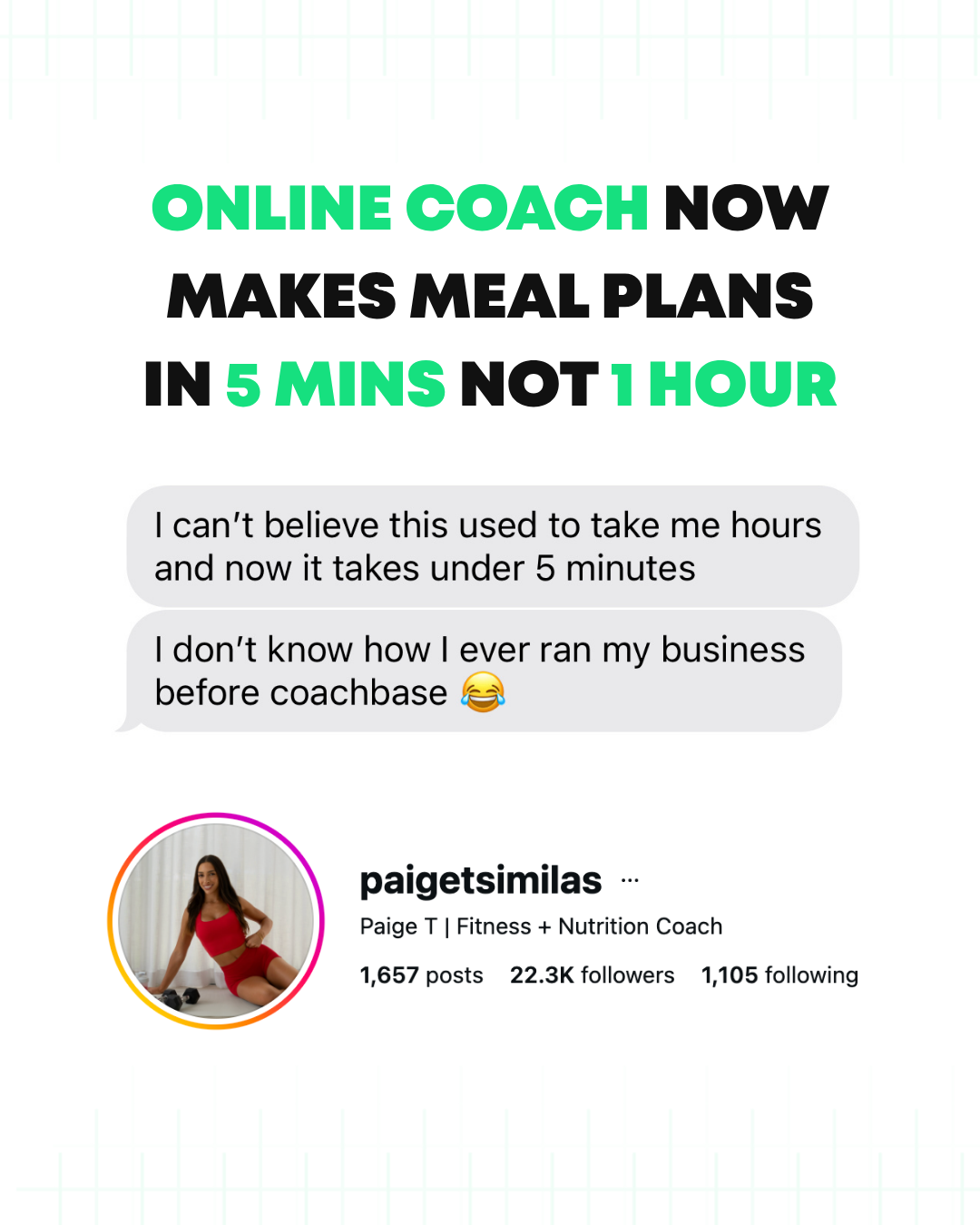 Coachbase Facebook ad from Mar 30, 2026