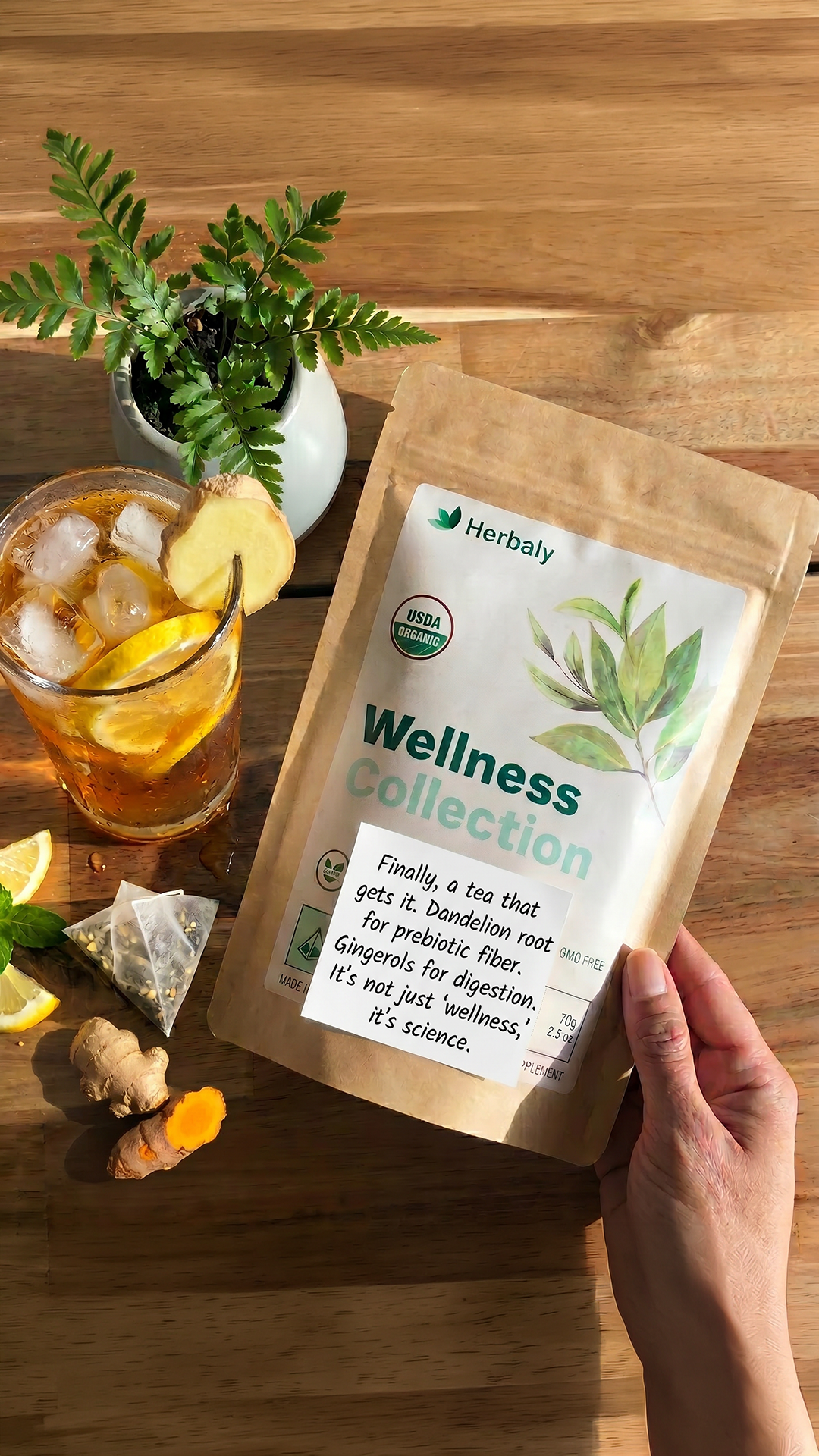 Herbaly Facebook ad