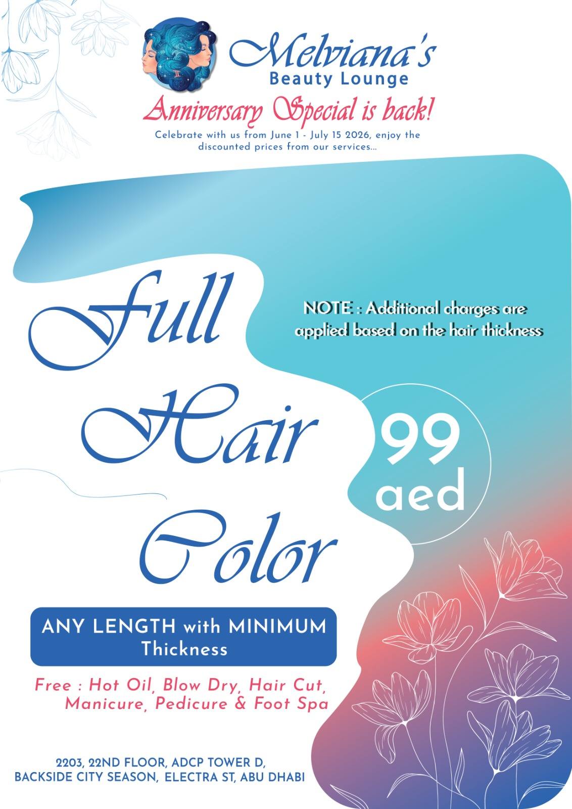Melvianas Beauty Lounge For Ladies Facebook ad: 3 Years of Love, Loyalty & Success!