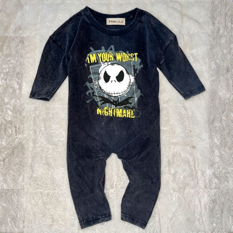 Pawlulu Facebook ad: Spooky Vintage Halloween Baby Rompers Retro creepy story…