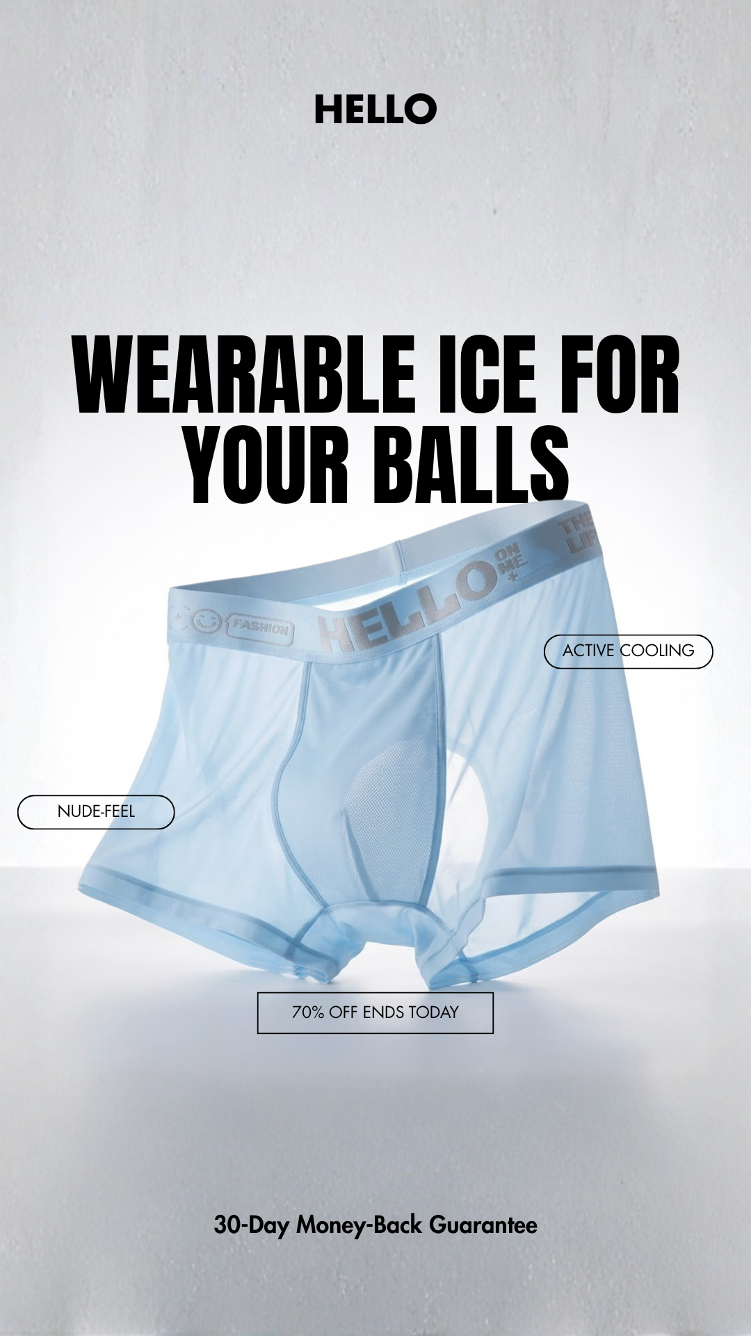 HELLO - The Only Underwear You'll Ever Need Facebook ad