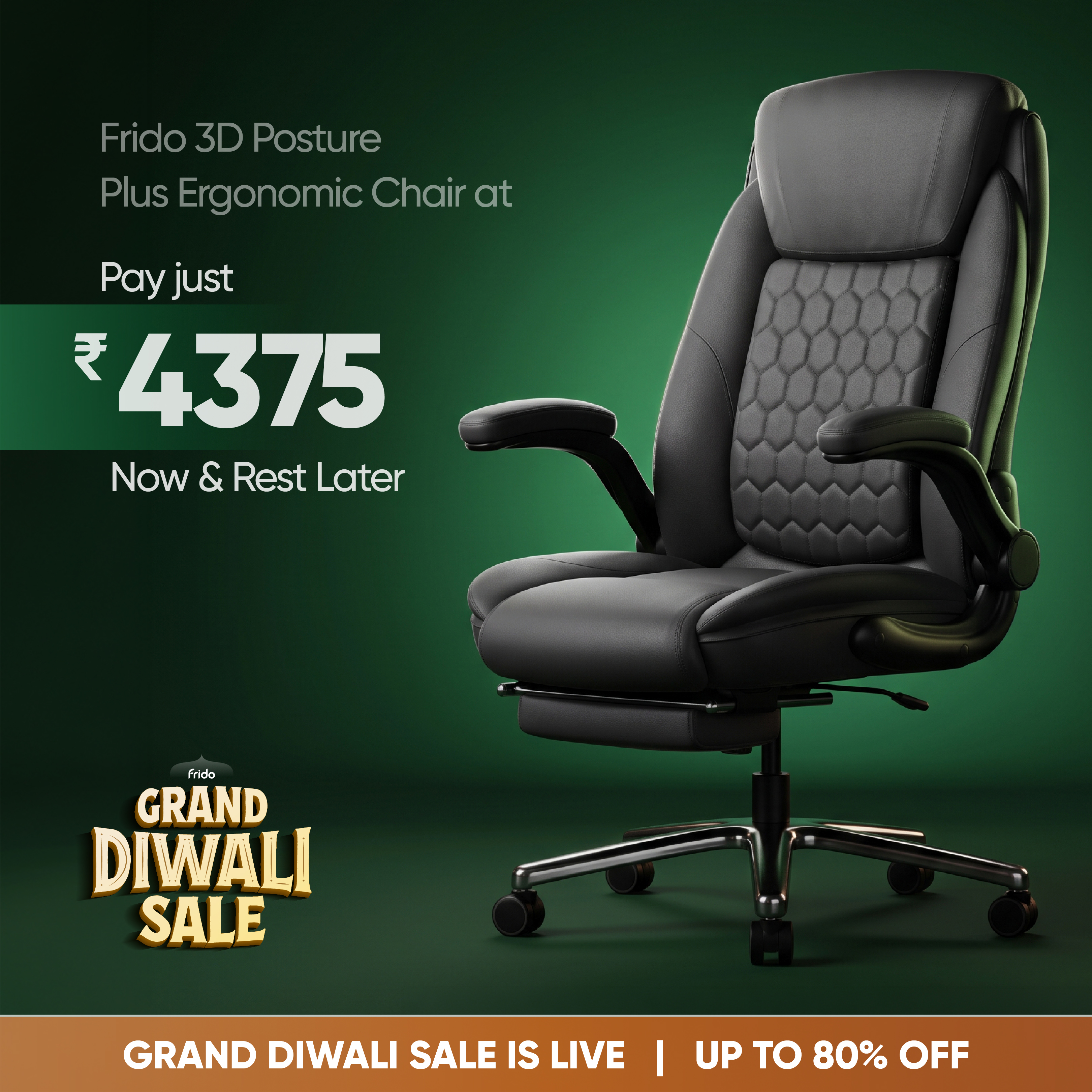 Frido Facebook ad: Shop The Most Posture-Friendly Chair At Just ₹17499 On…