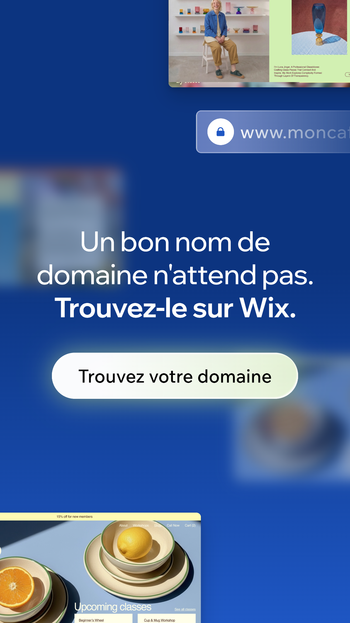 Wix Facebook ad