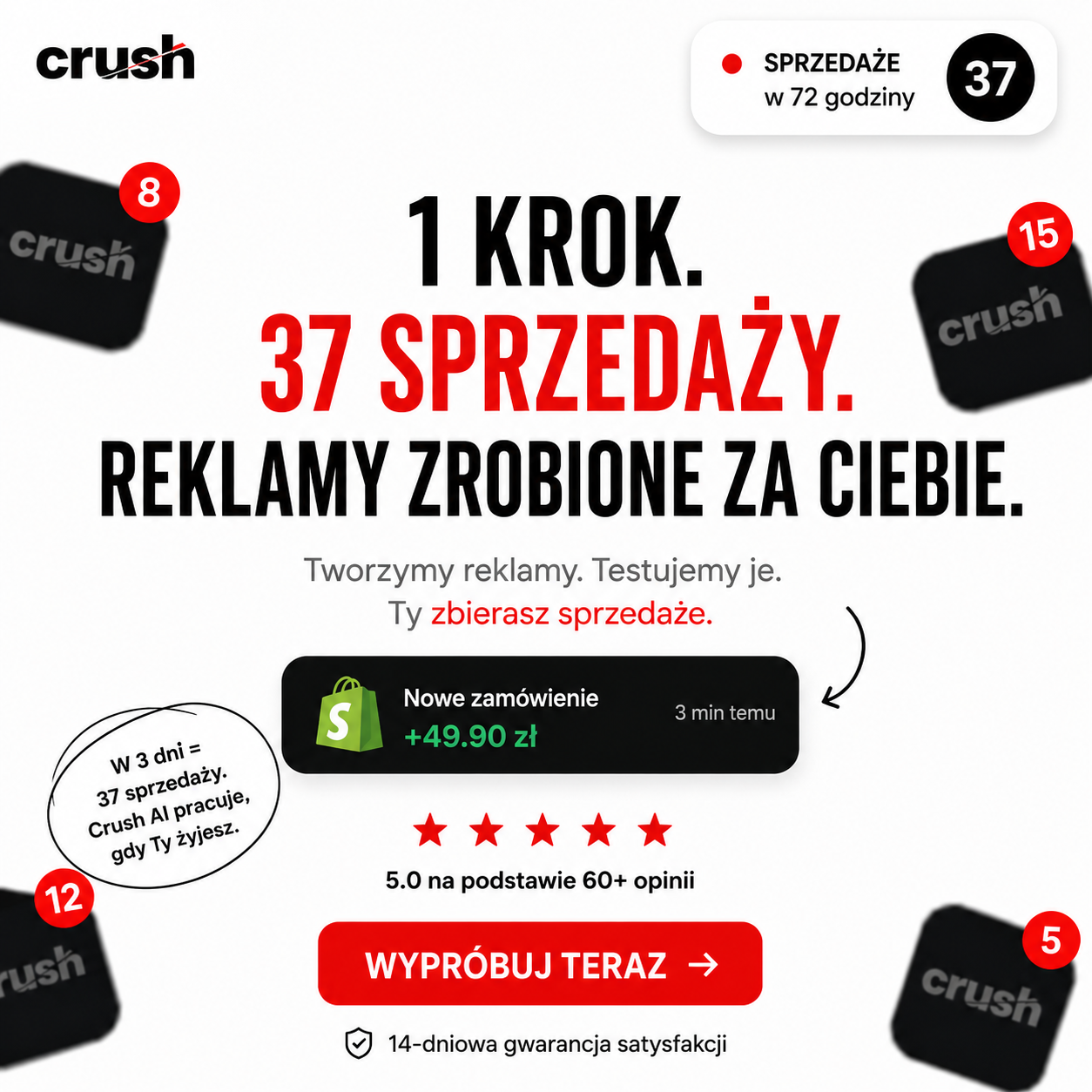 trycrush.ai Facebook ad