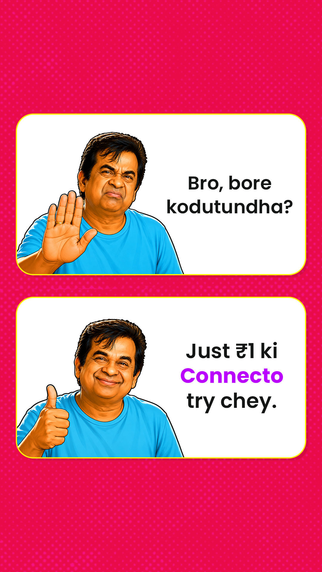 Connecto Telugu Facebook ad