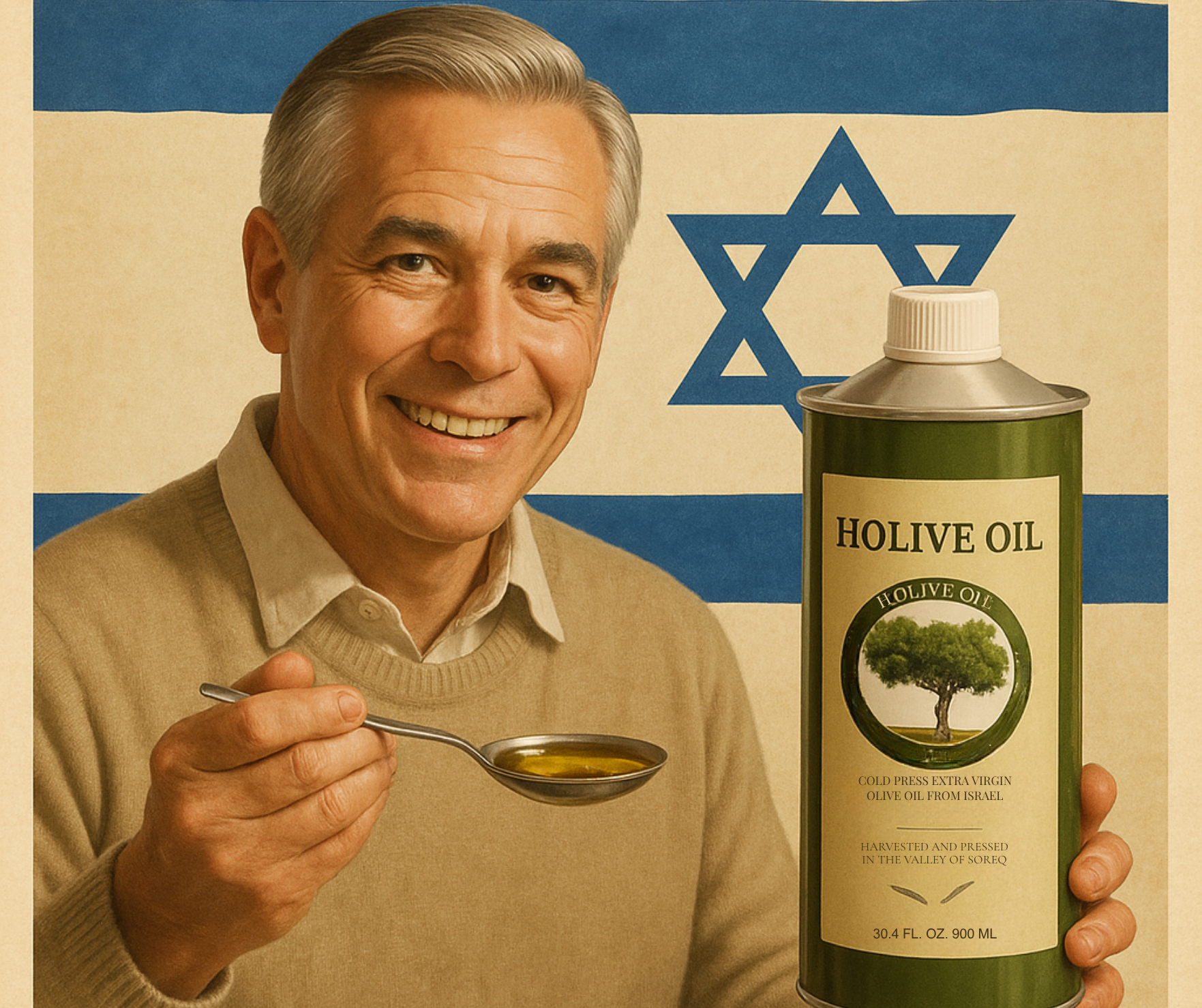 Holive Oil: Extra Virgin Olive Oil from Israel Facebook ad
