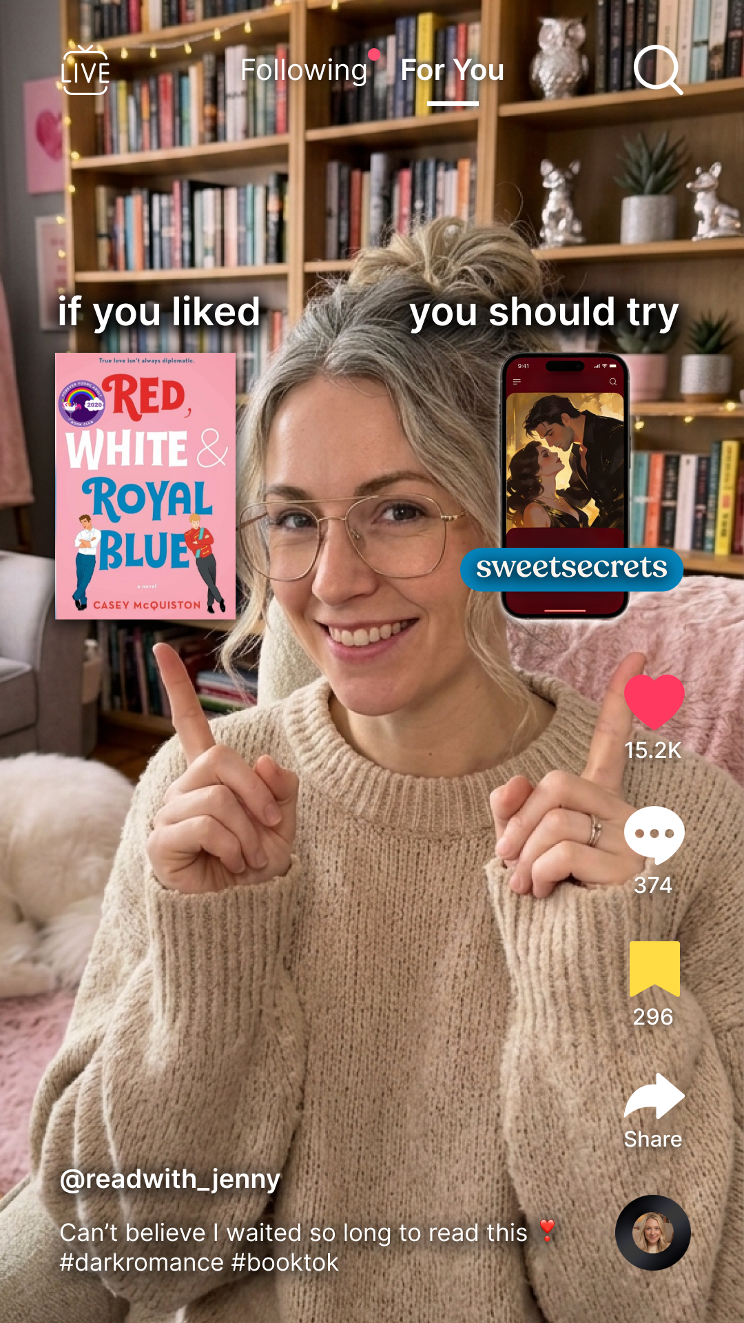 Sweetsecrets Facebook ad