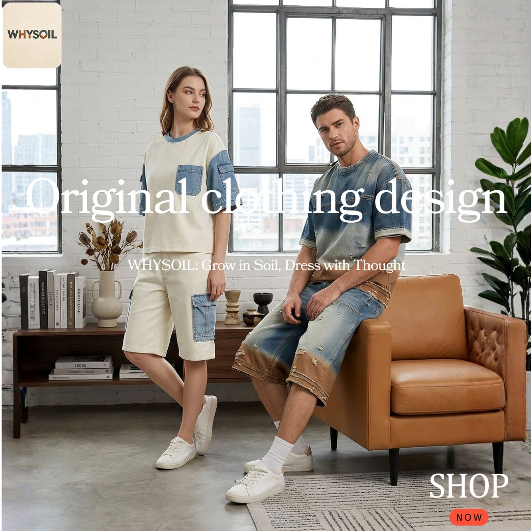 Whysoil Facebook ad: WHYSOIL: Grow in Soil, Dress with Thought