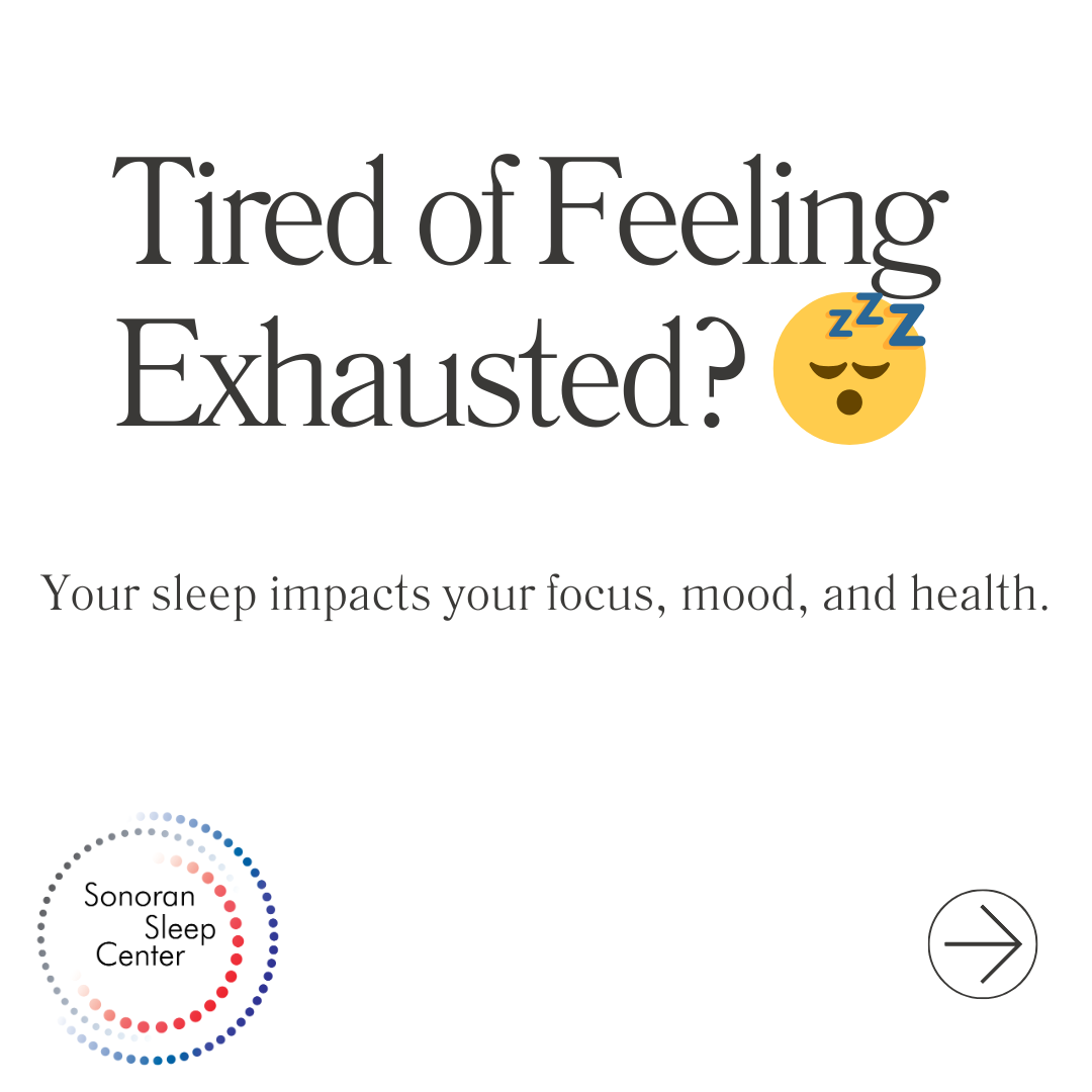 Sonoran Sleep Center Facebook ad: Tired of sleepless nights?