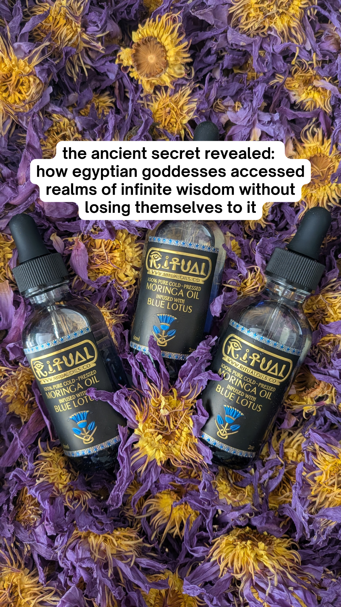 Ritual Oils Facebook ad