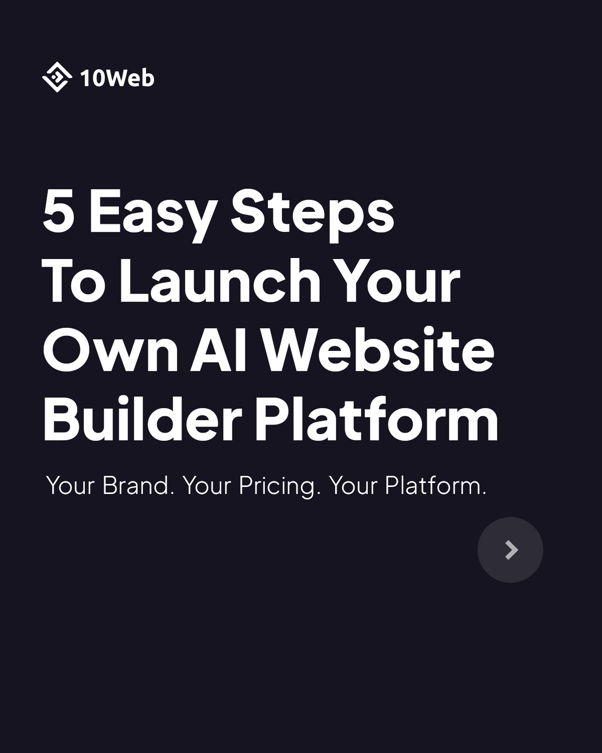 10Web Facebook ad