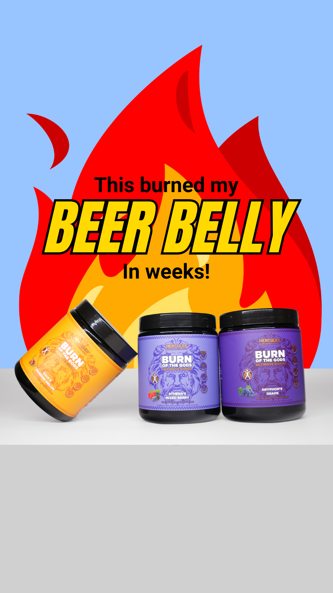 Hercules Supplements Aust Facebook ad