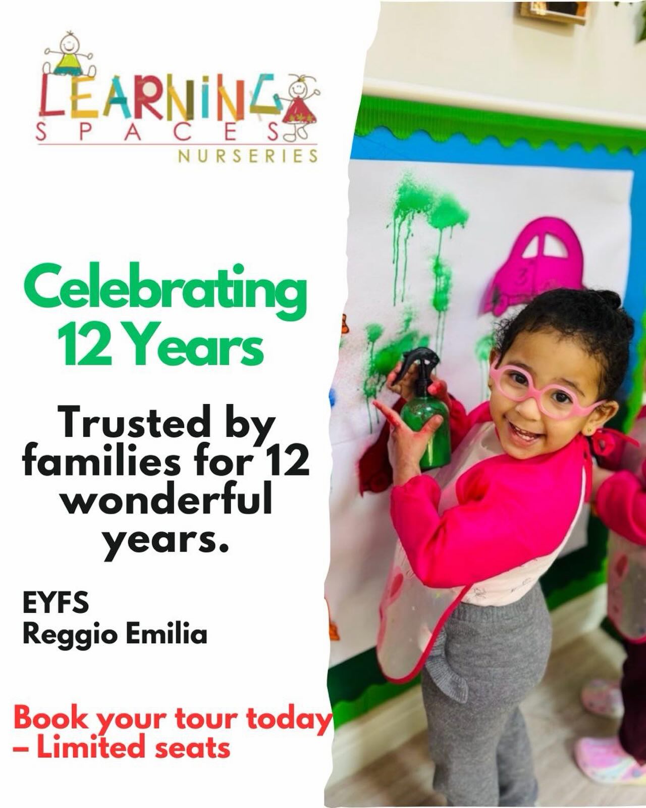 Learning Spaces Nurseries Facebook ad: Learning Spaces Nursery