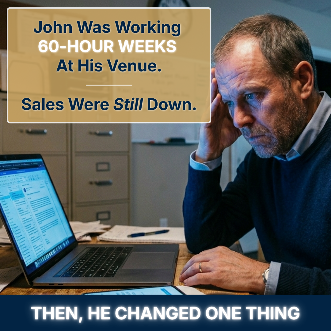 Venue Lead Pro Facebook ad: One Change. More Venue Bookings.
