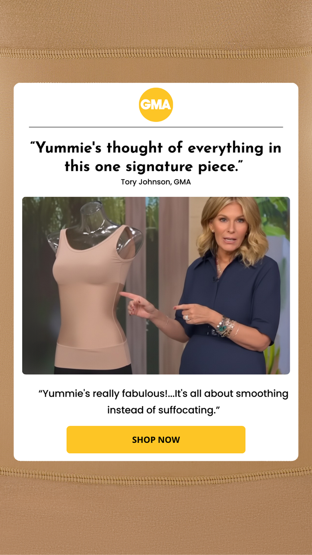Yummie Facebook ad