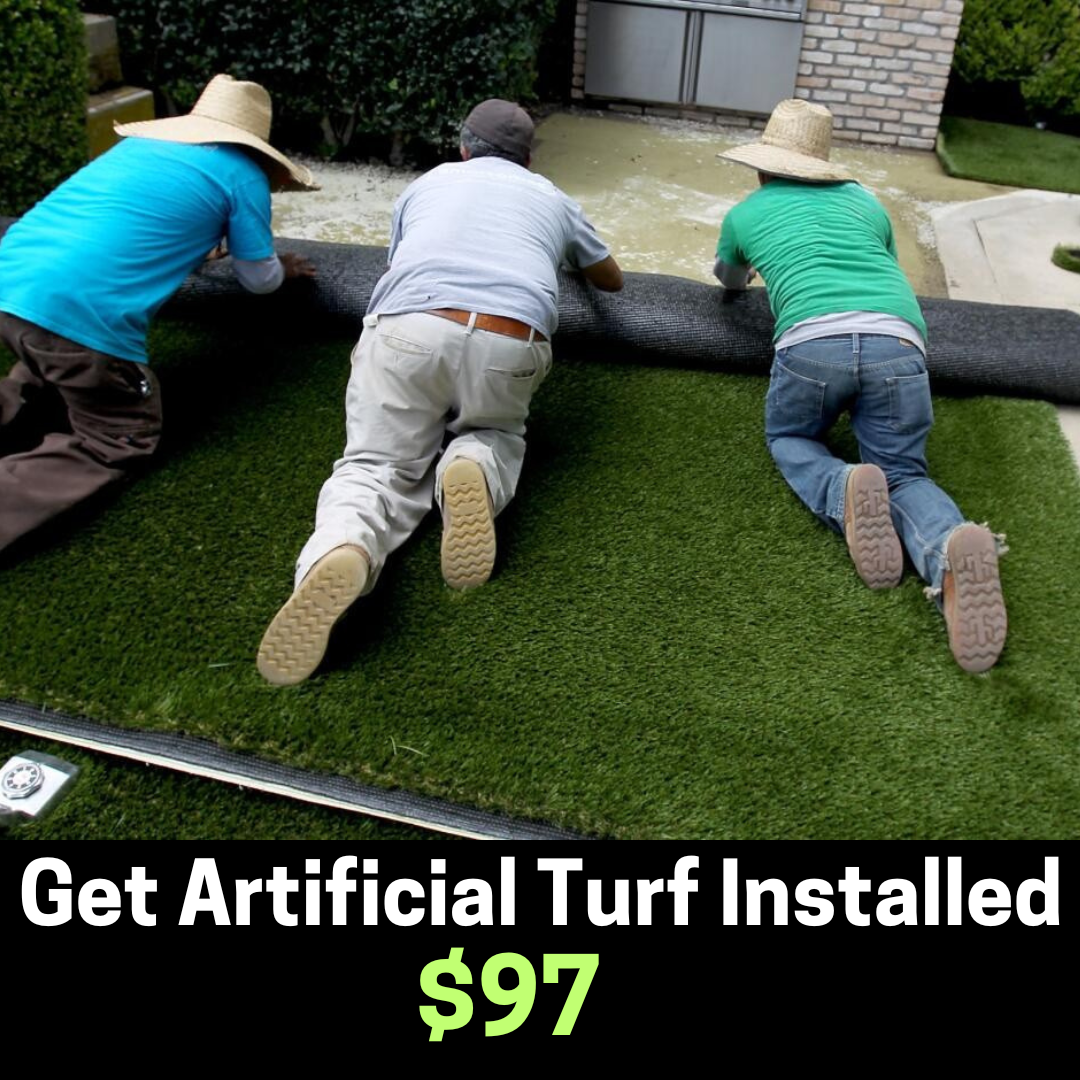 American Home Pros Facebook ad: TONS OF LEFT OVER MATERIAL. HUGE SALE $97! Get Artificial…