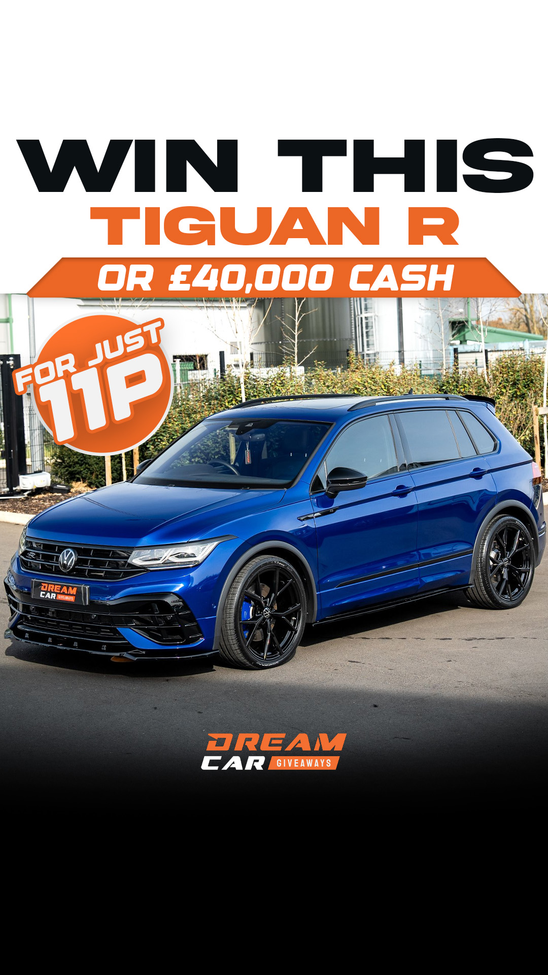 Dream Car Giveaways Facebook ad
