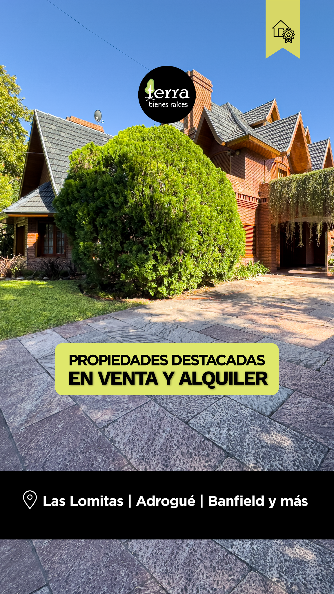 Terra Bienes Raíces Facebook ad from May 15, 2026