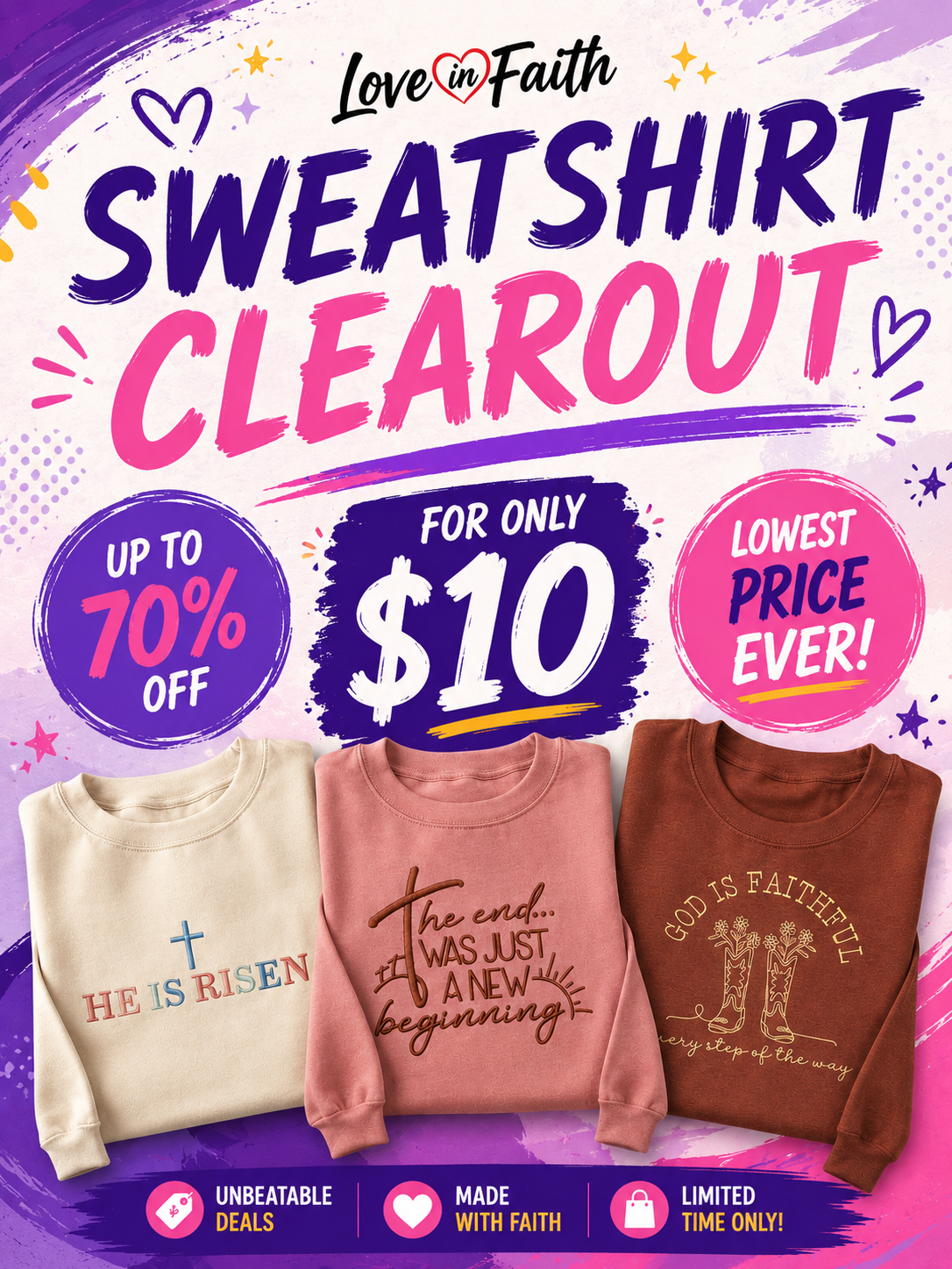 Love in Faith Facebook ad