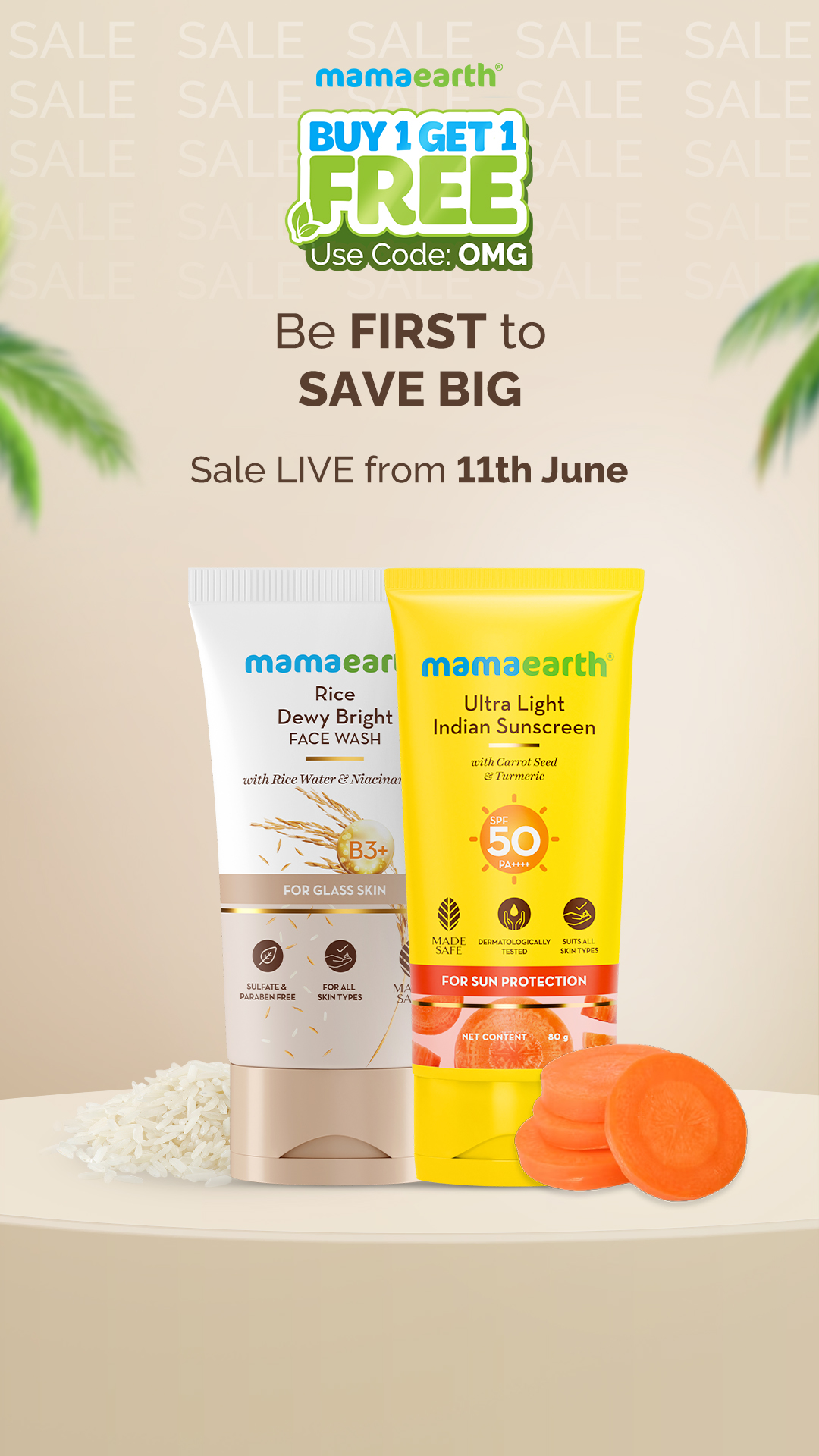 Mamaearth Facebook ad