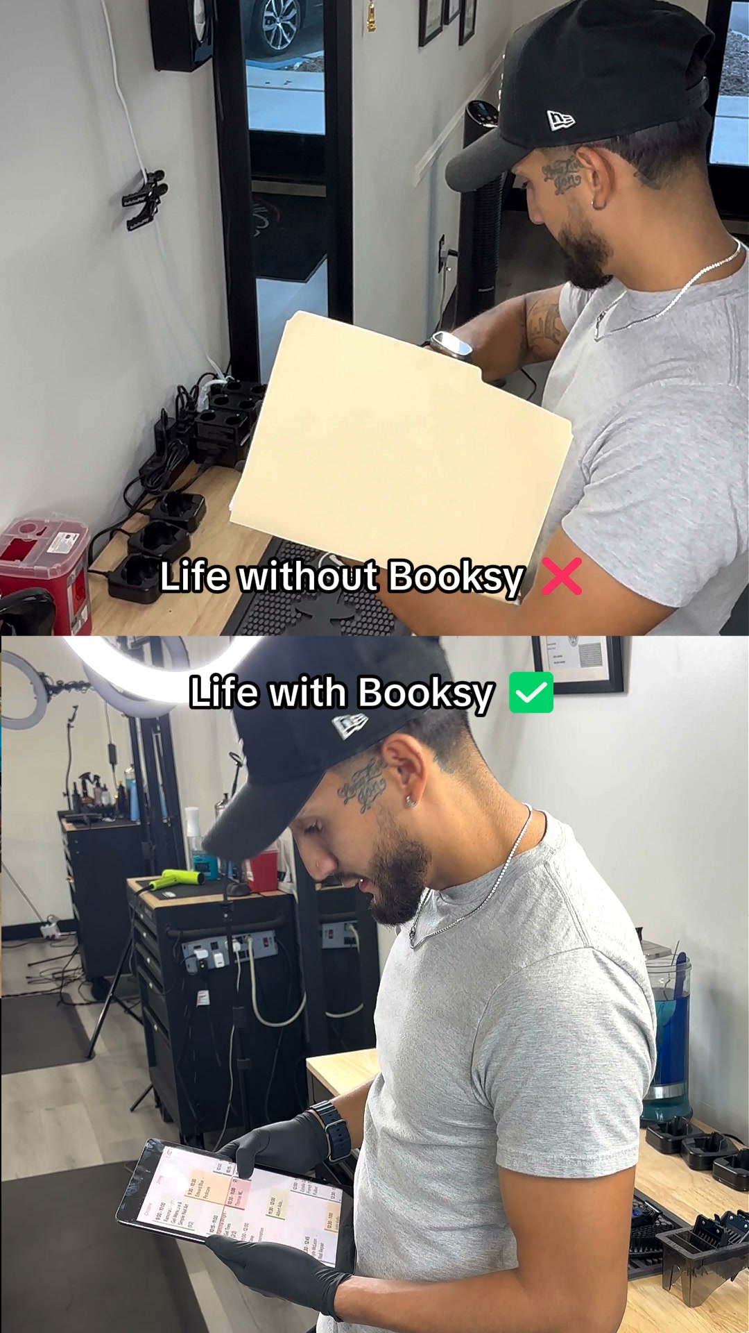 Booksy Facebook ad: Try Free for 14 Days