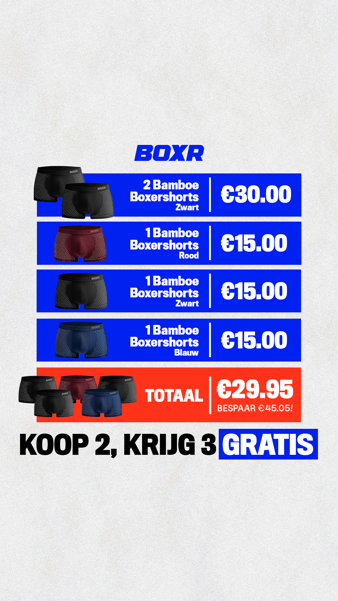 BOXR Underwear Facebook ad