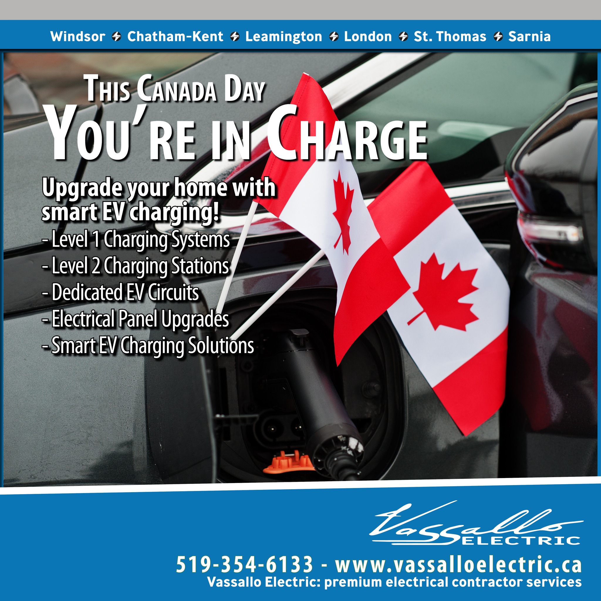 Vassallo Electric Canada Facebook ad